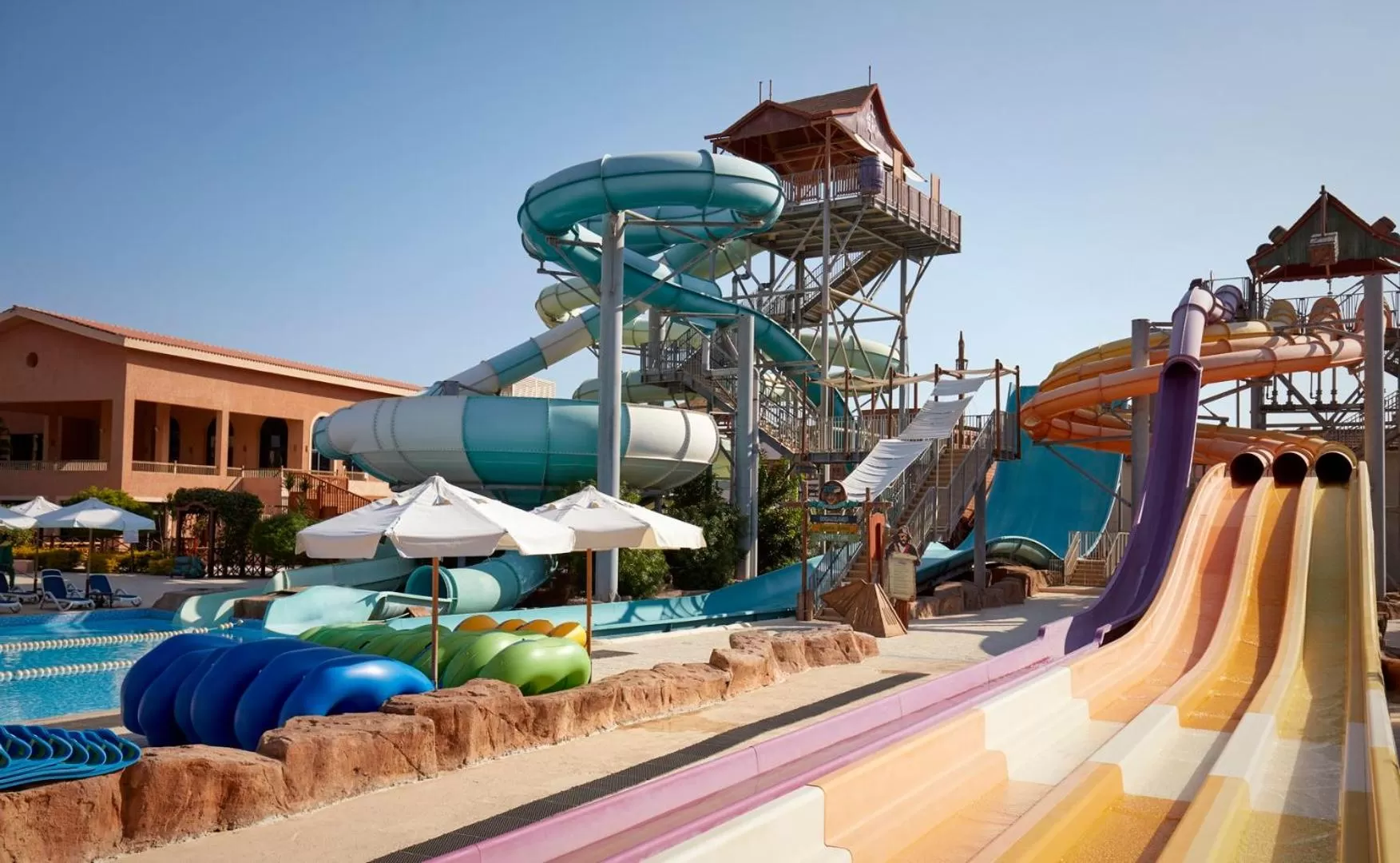 Aqua park in Coral Sea Holiday Resort & Aqua Park