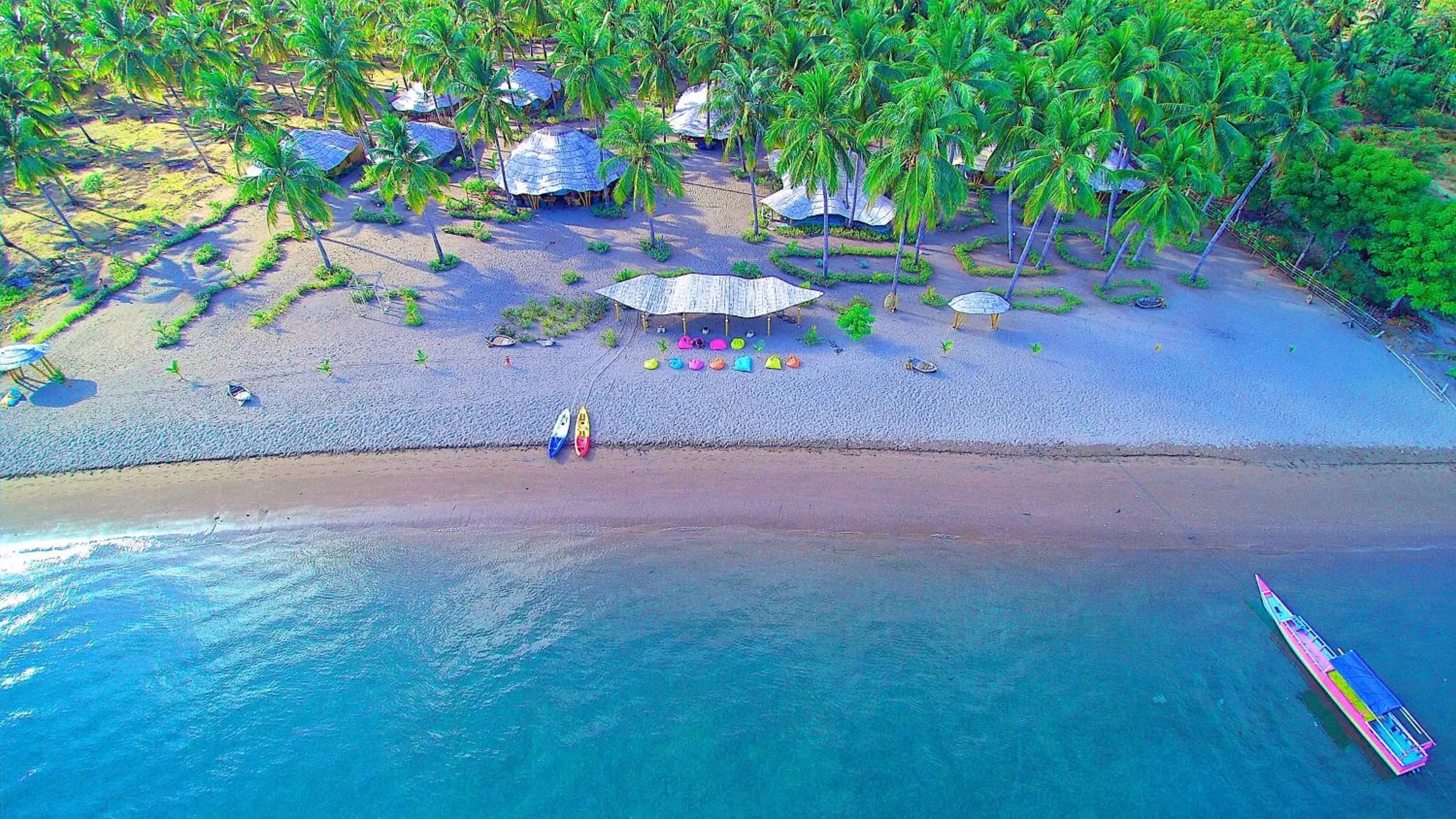 Bird's eye view, Bird's-eye View in Coconut Garden Beach Resort