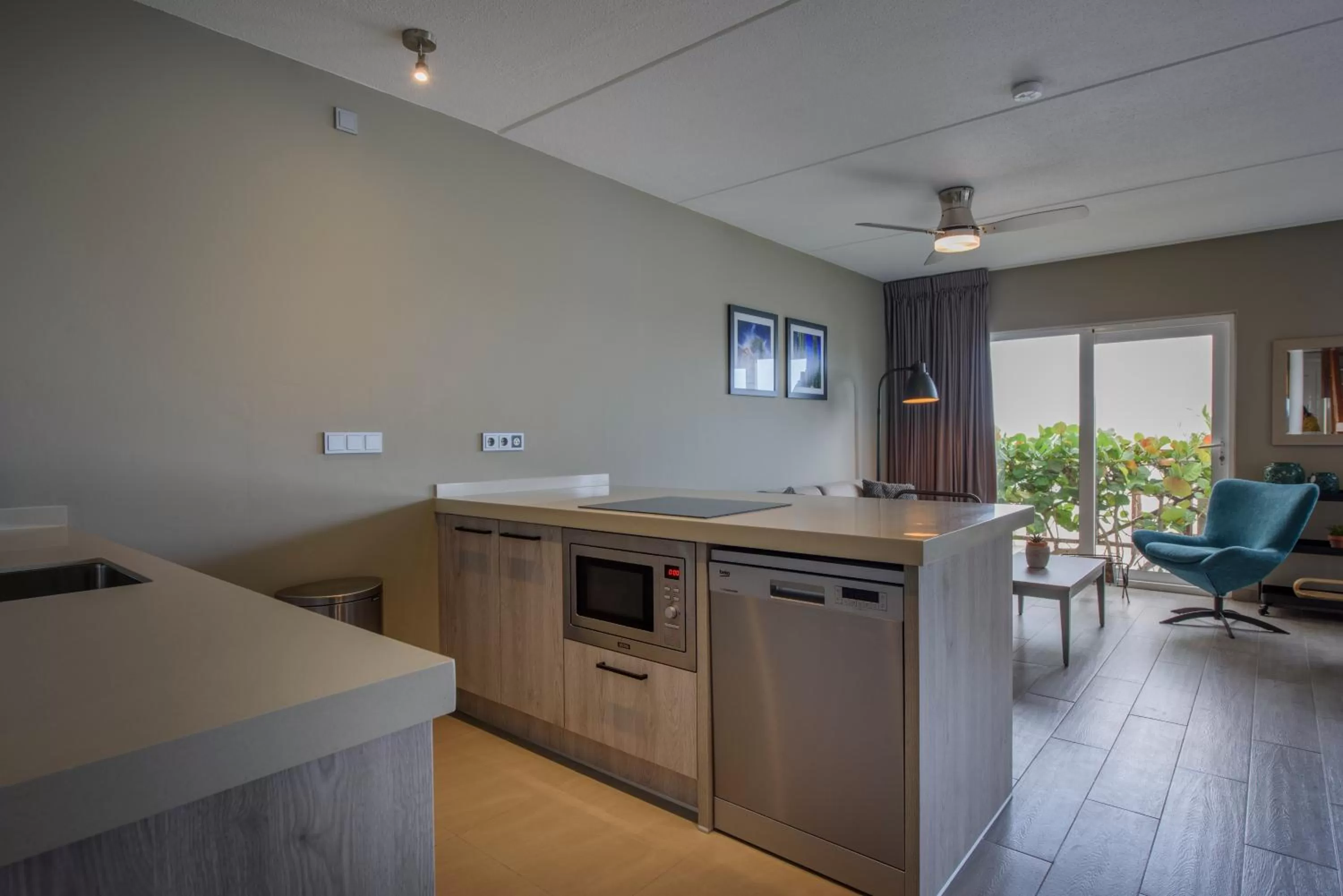 Kitchen or kitchenette in Curacao Avila Beach Hotel
