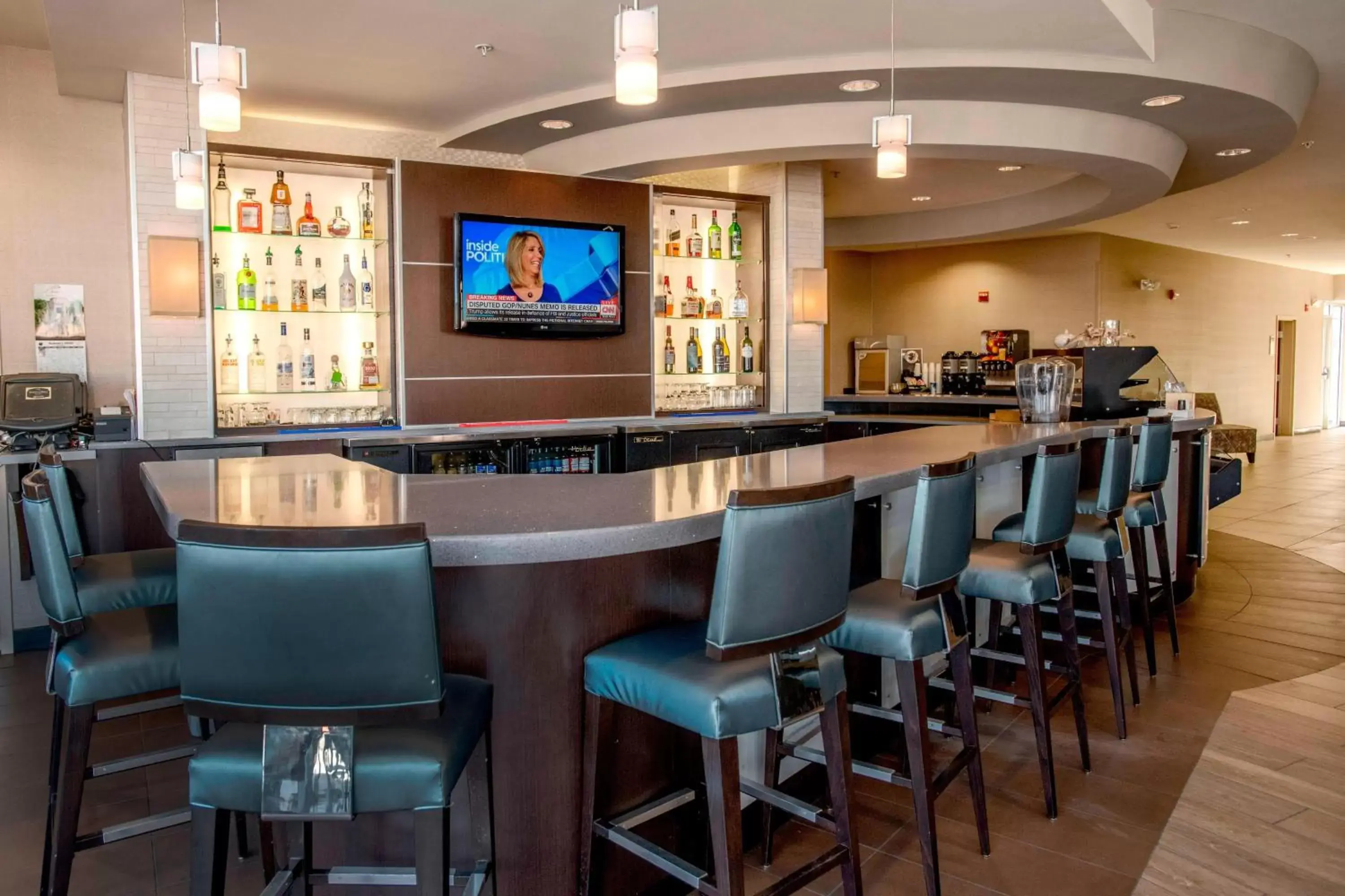 Lobby or reception, Lounge/Bar in Springhill Suites by Marriott Pueblo Downtown