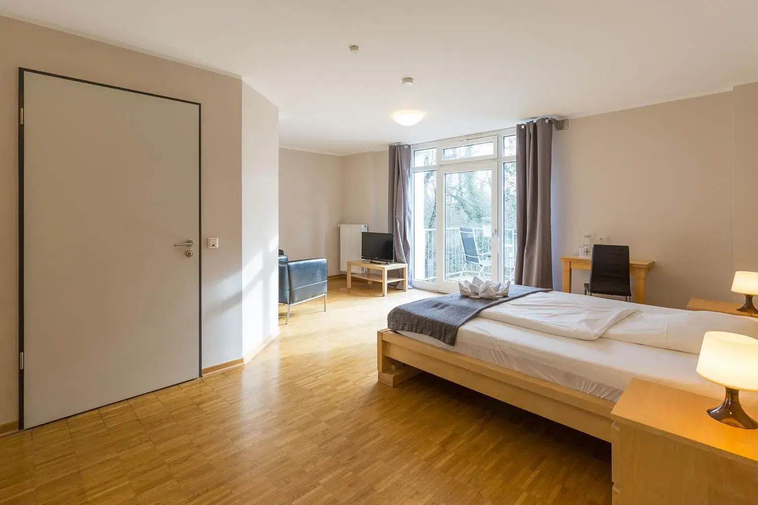Deluxe Double Room with Balcony - single occupancy in Haus Müllestumpe