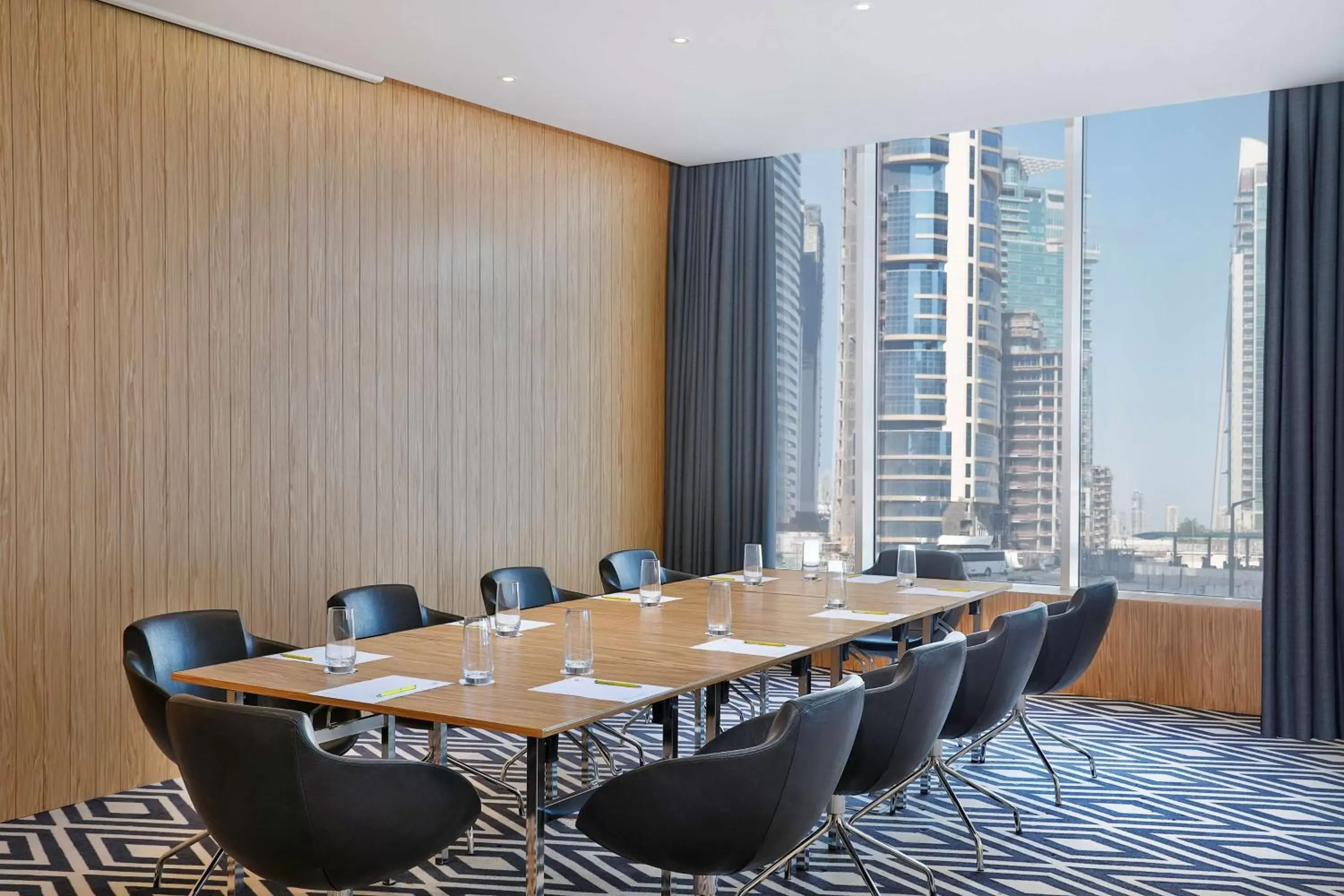 Meeting/conference room in Aleph Doha Residences, Curio Collection By Hilton