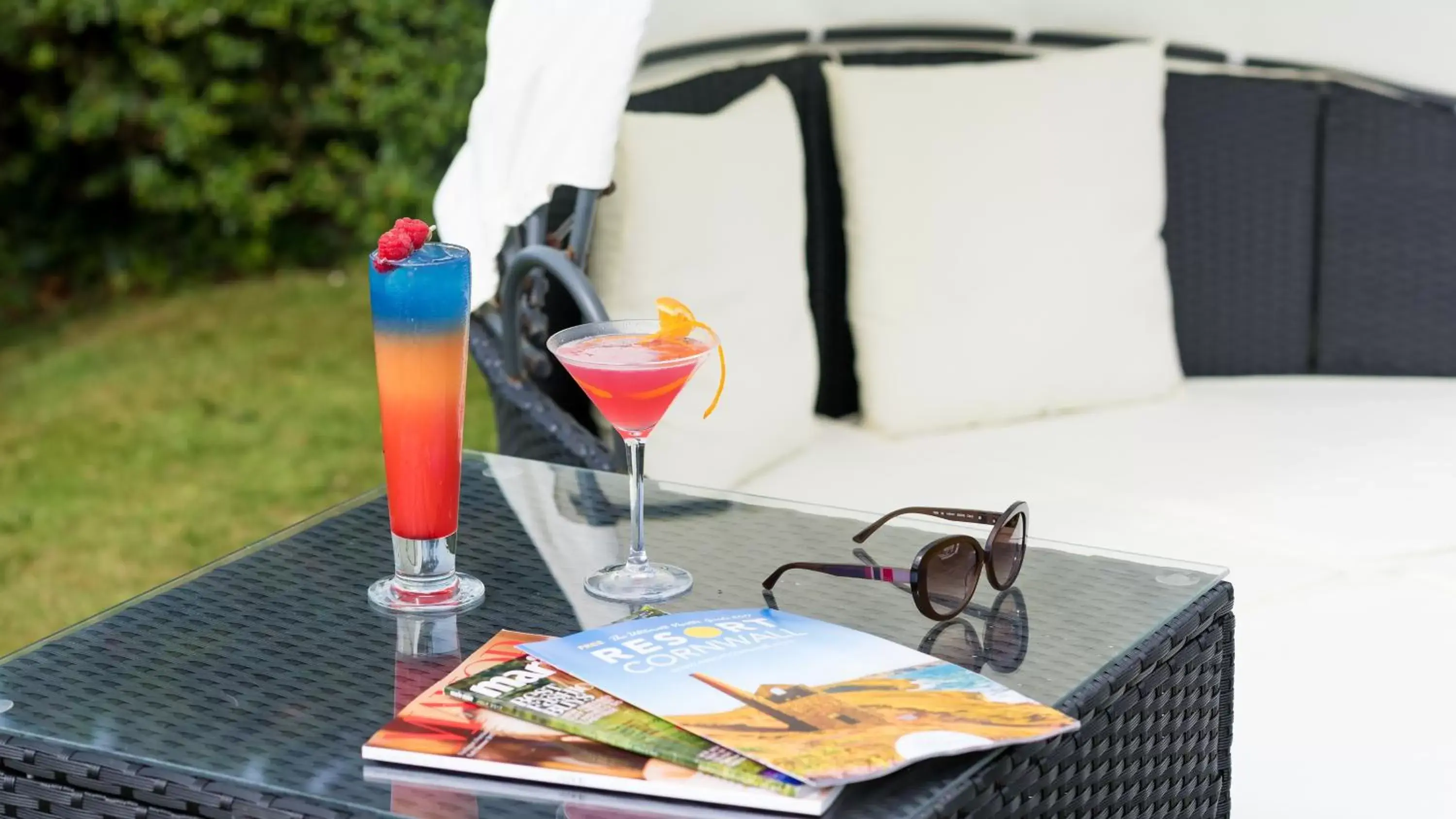 Alcoholic drinks in The Carlyon Bay Hotel and Spa