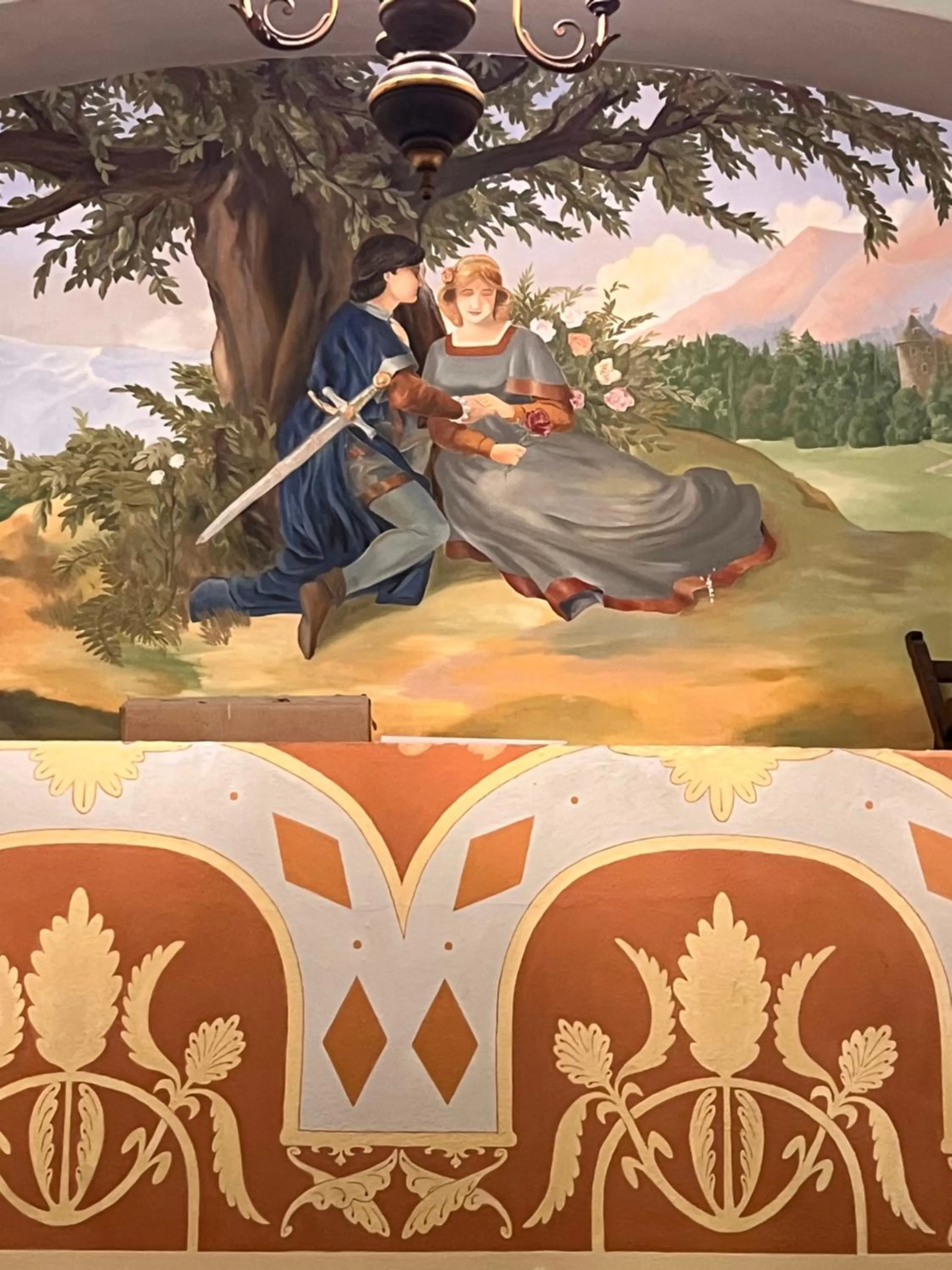 Decorative detail in Hotel Villa Liana