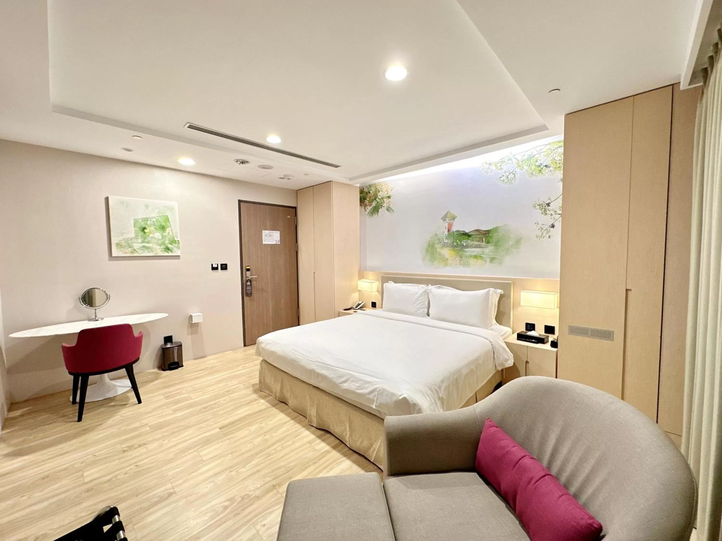 Bed in 台南星鑽國際商旅 Hua Hotel