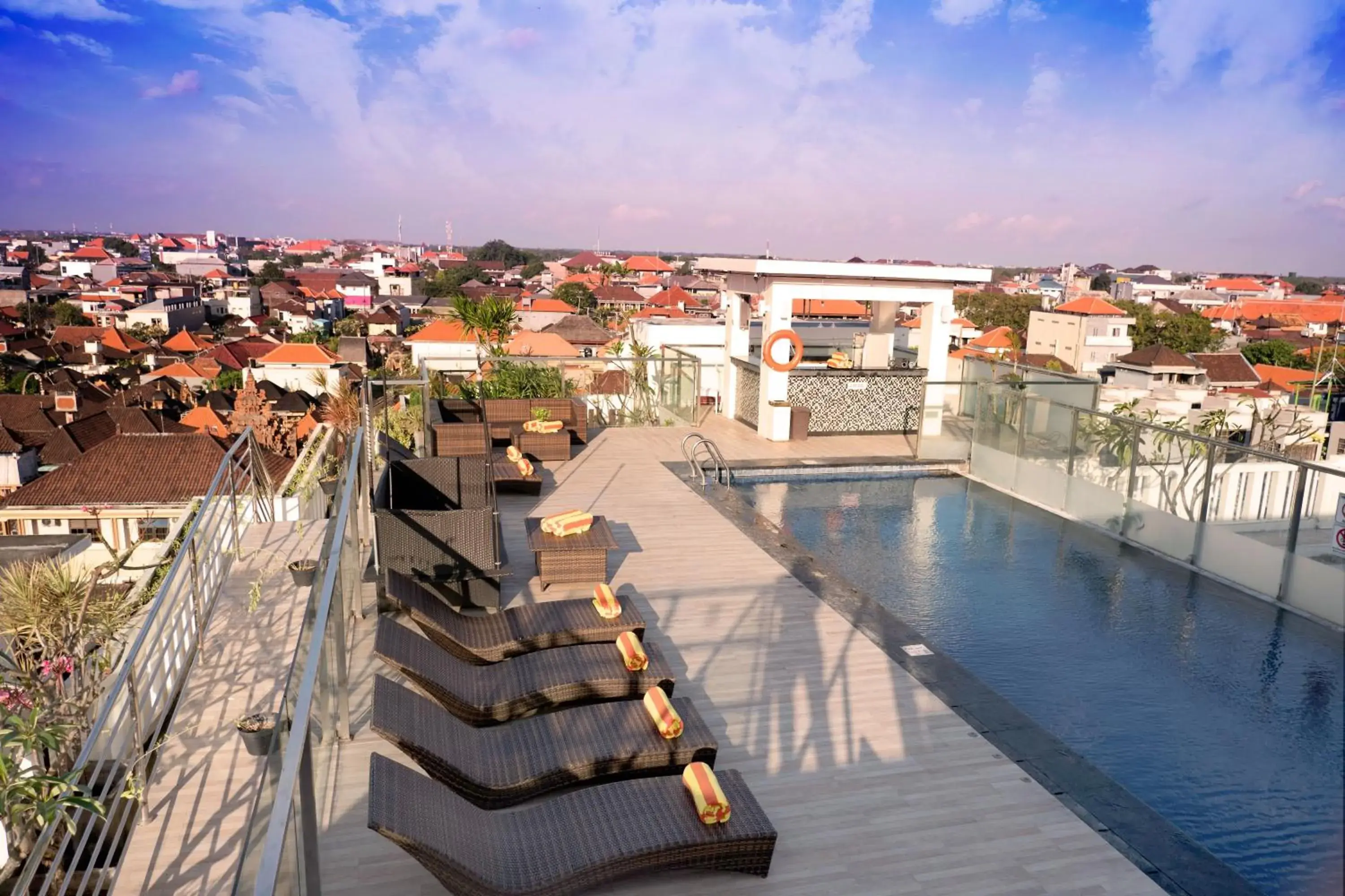 Pool view in Zia Hotel Kuta