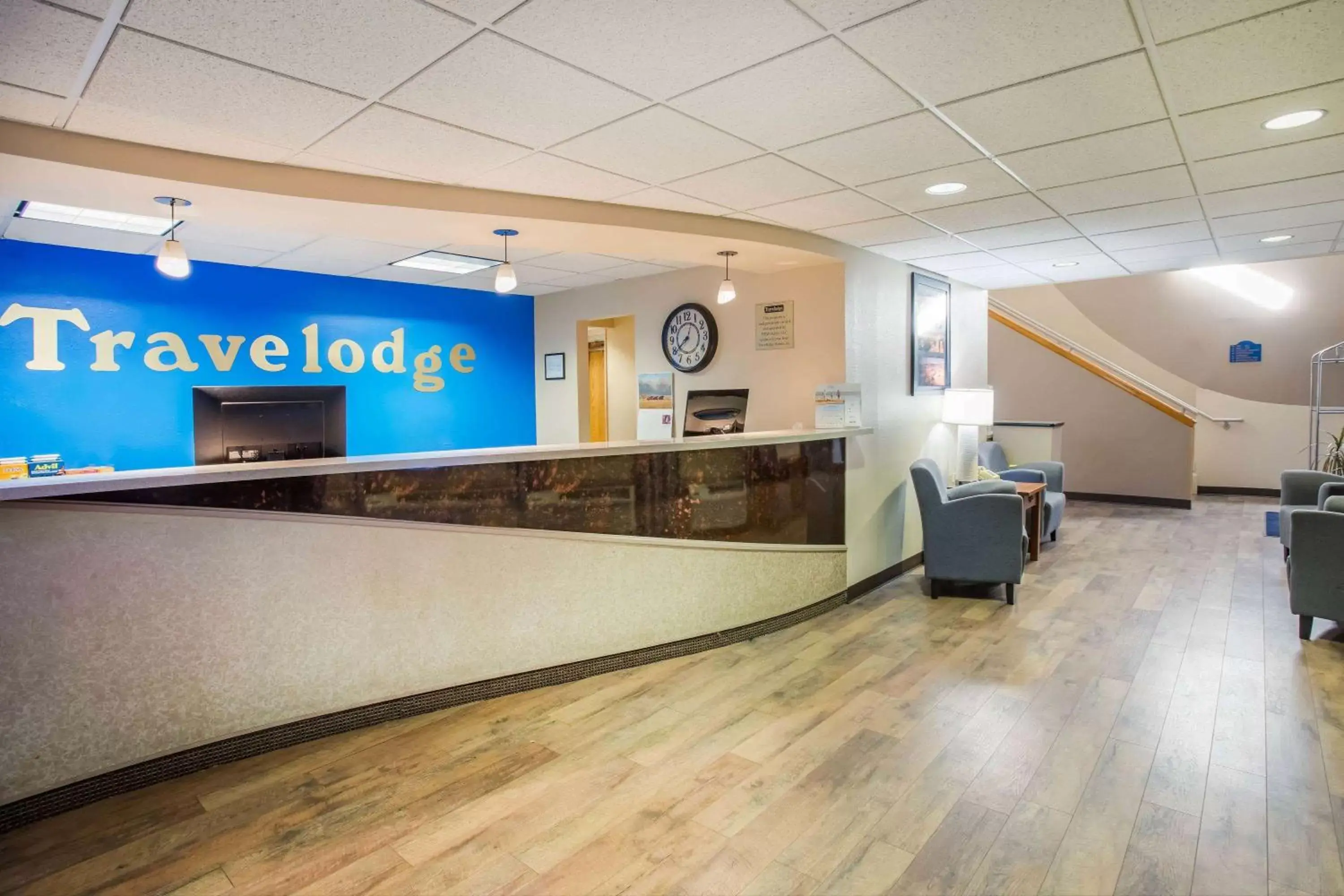 Lobby or reception, Lobby/Reception in Travelodge by Wyndham Colorado Springs Airport/Peterson AFB