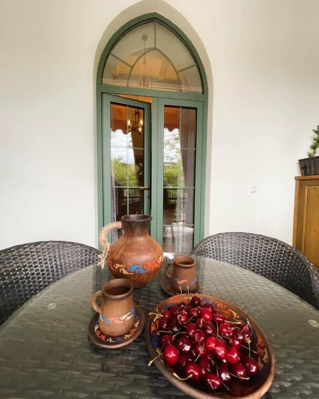 Balcony/Terrace in Boutique ETHNO HOTEL