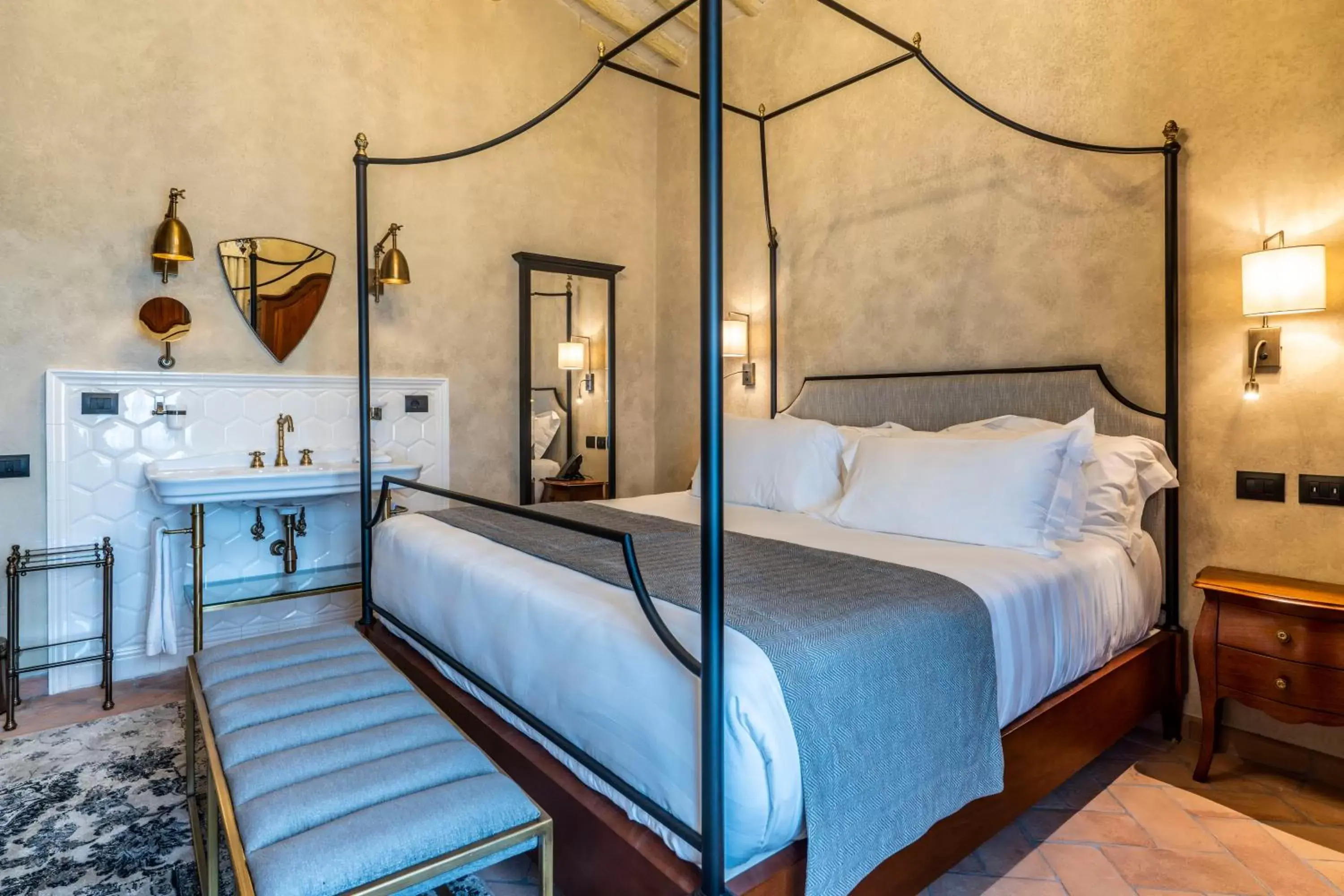 Bed in Villa Petriolo