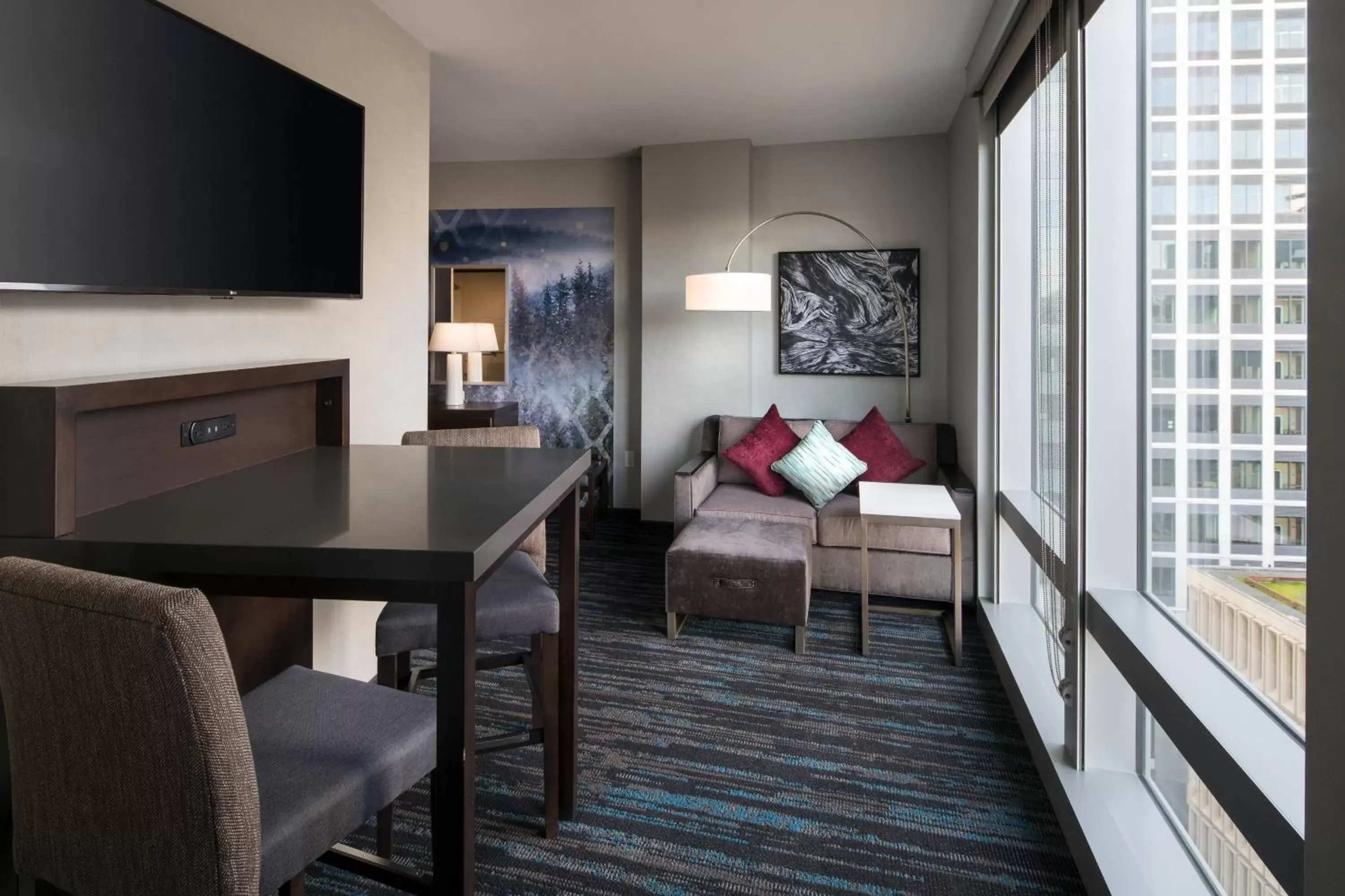 Living room, Seating Area in Residence Inn by Marriott Seattle Downtown Convention Center