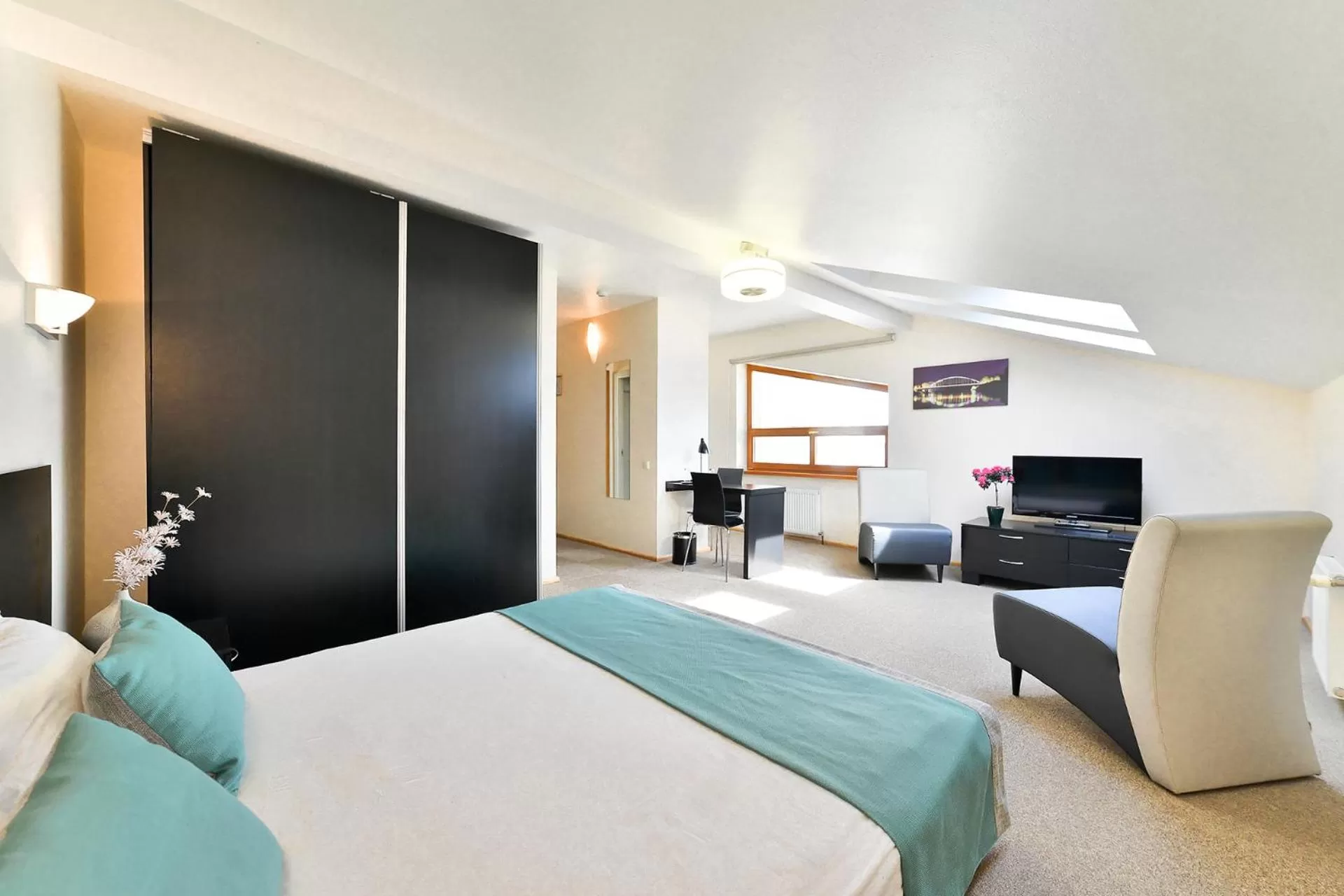 Bed in Hotel Vantis Riverside