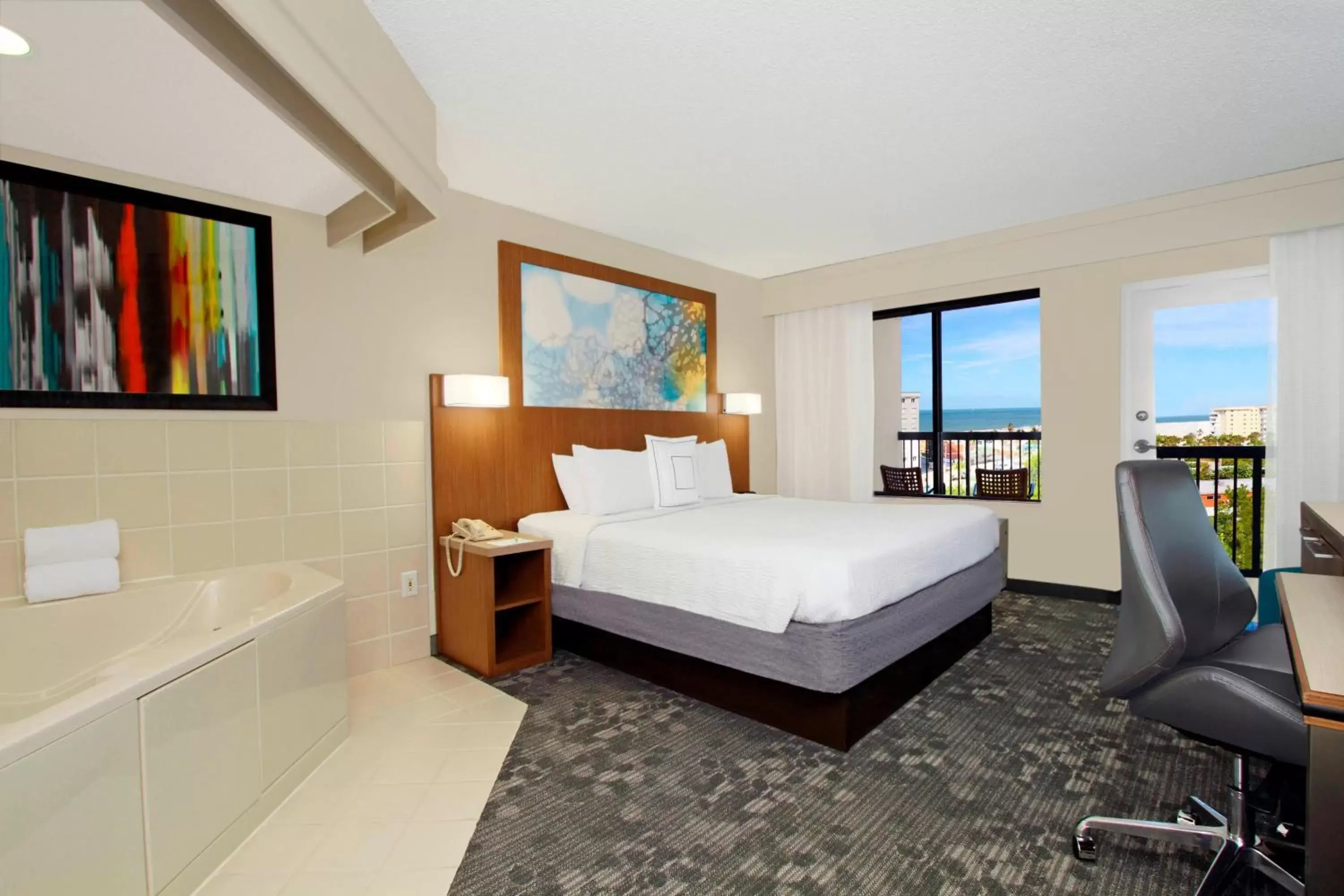 Photo of the whole room in Courtyard by Marriott Cocoa Beach Cape Canaveral