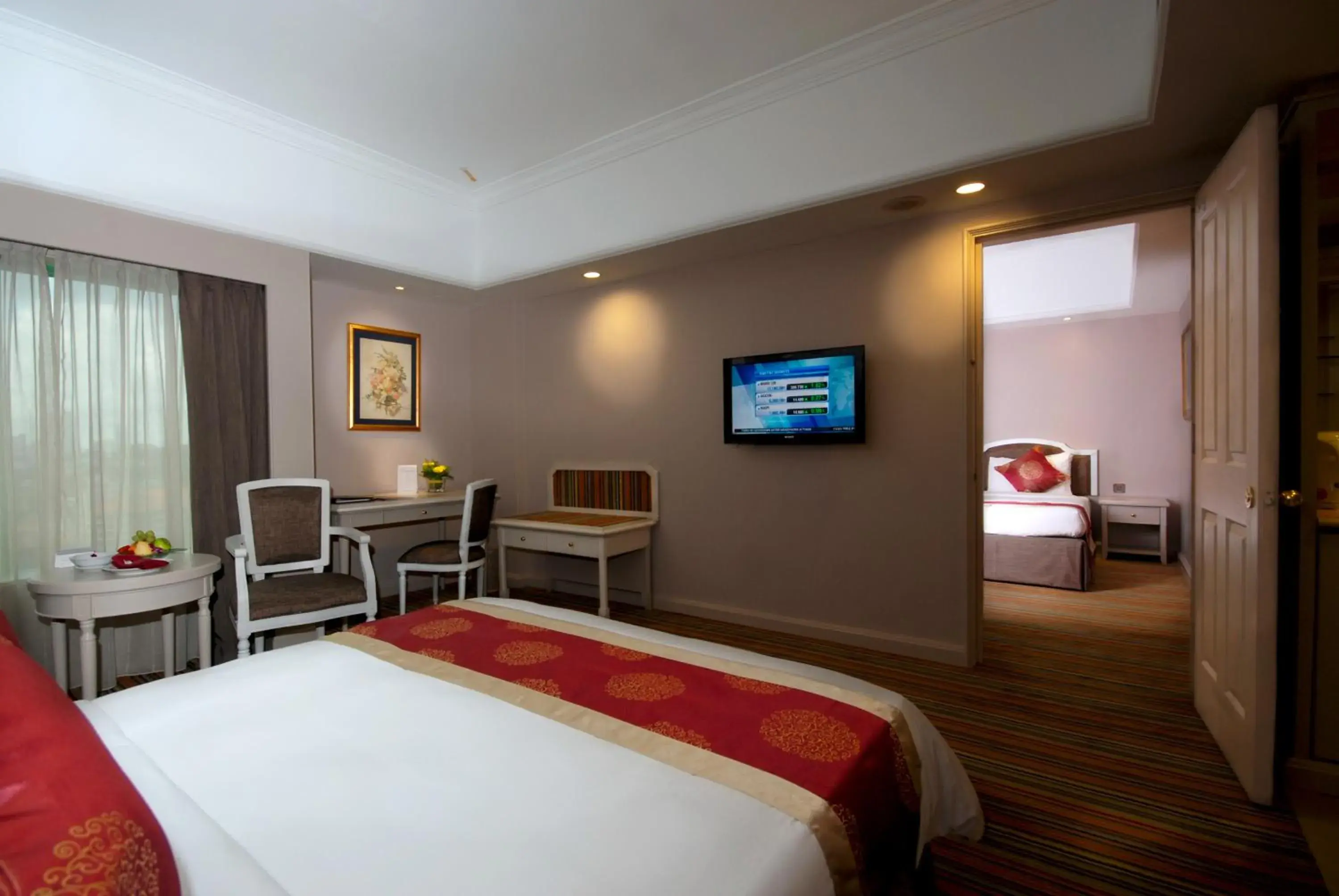 Bed in Berjaya Waterfront Hotel