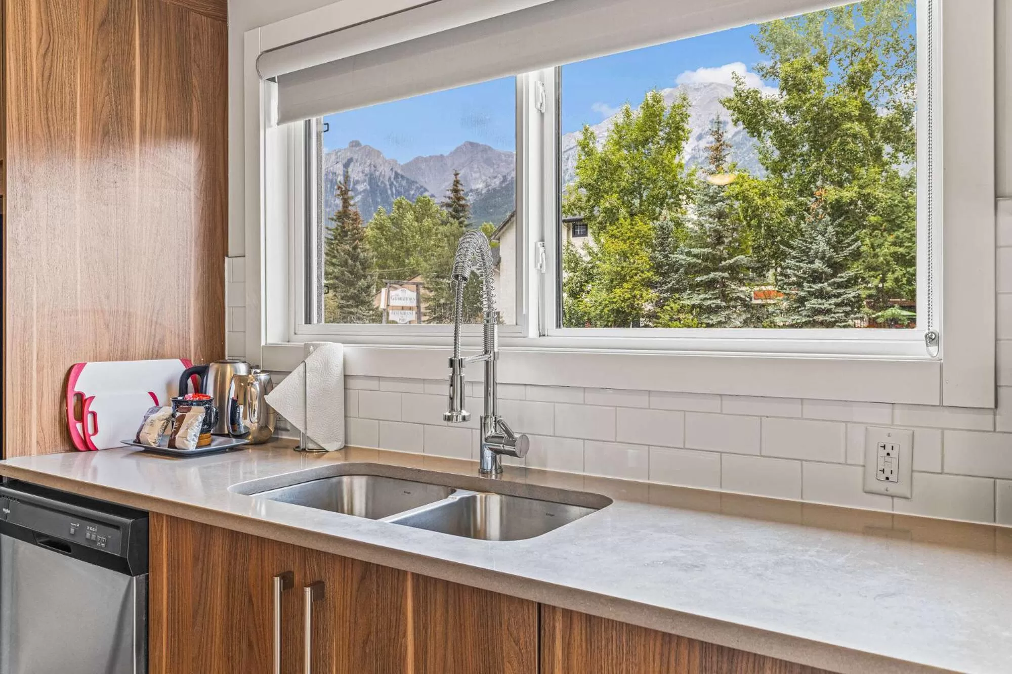 kitchen in Basecamp Resorts Canmore
