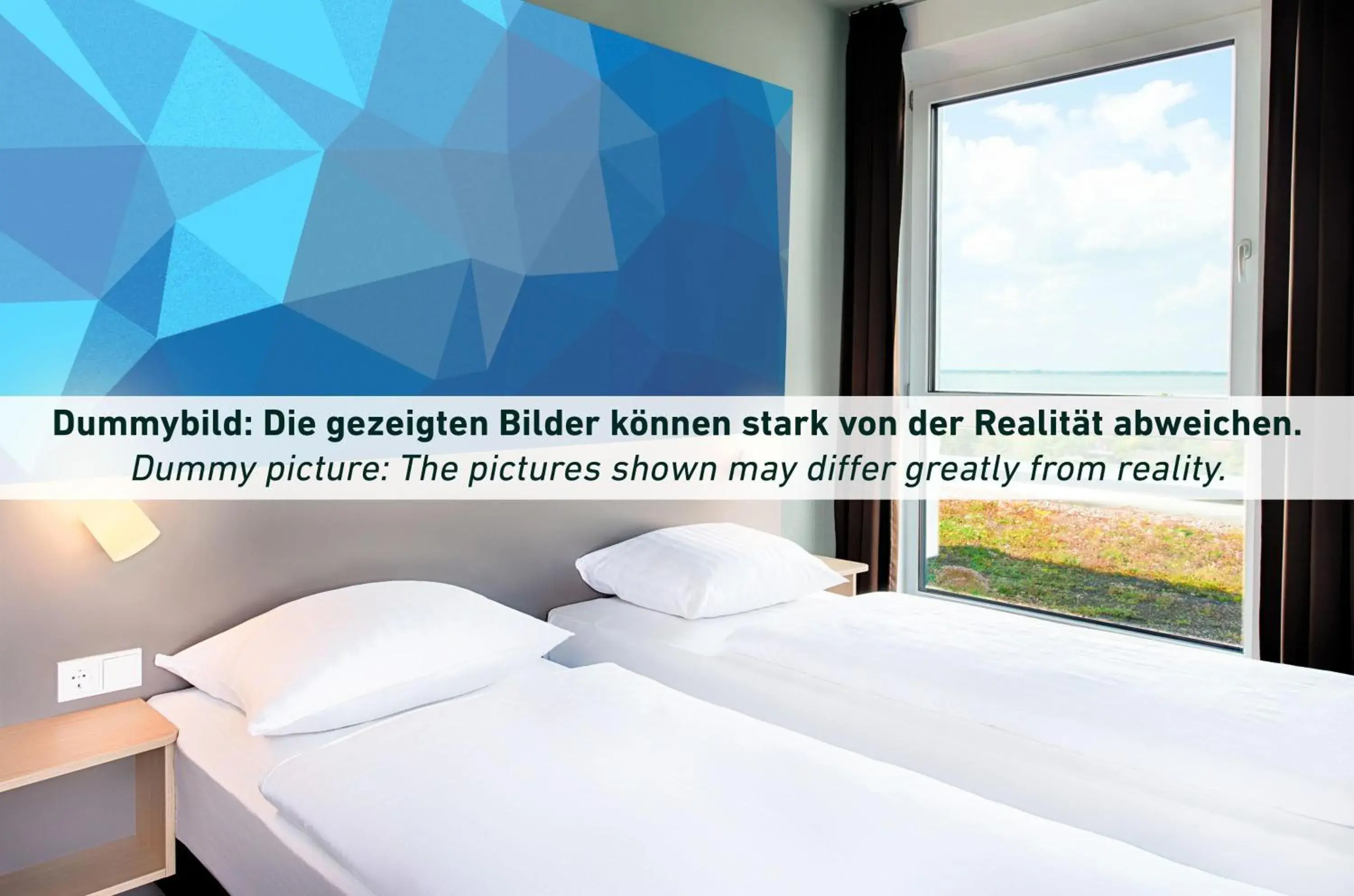 Photo of the whole room, Bed in ibis Hotel Hamburg Airport