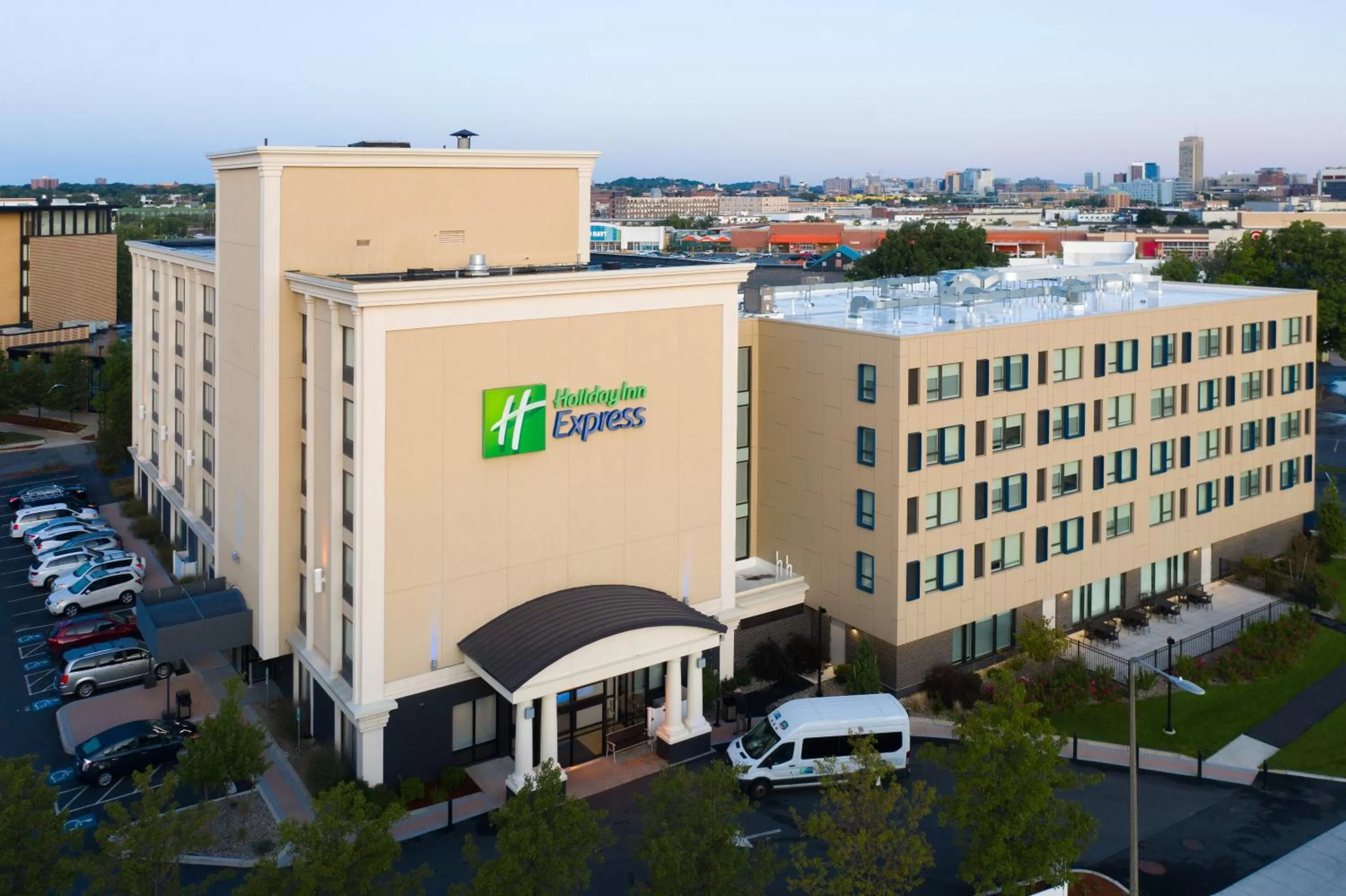 Property building in Holiday Inn Express Boston by IHG
