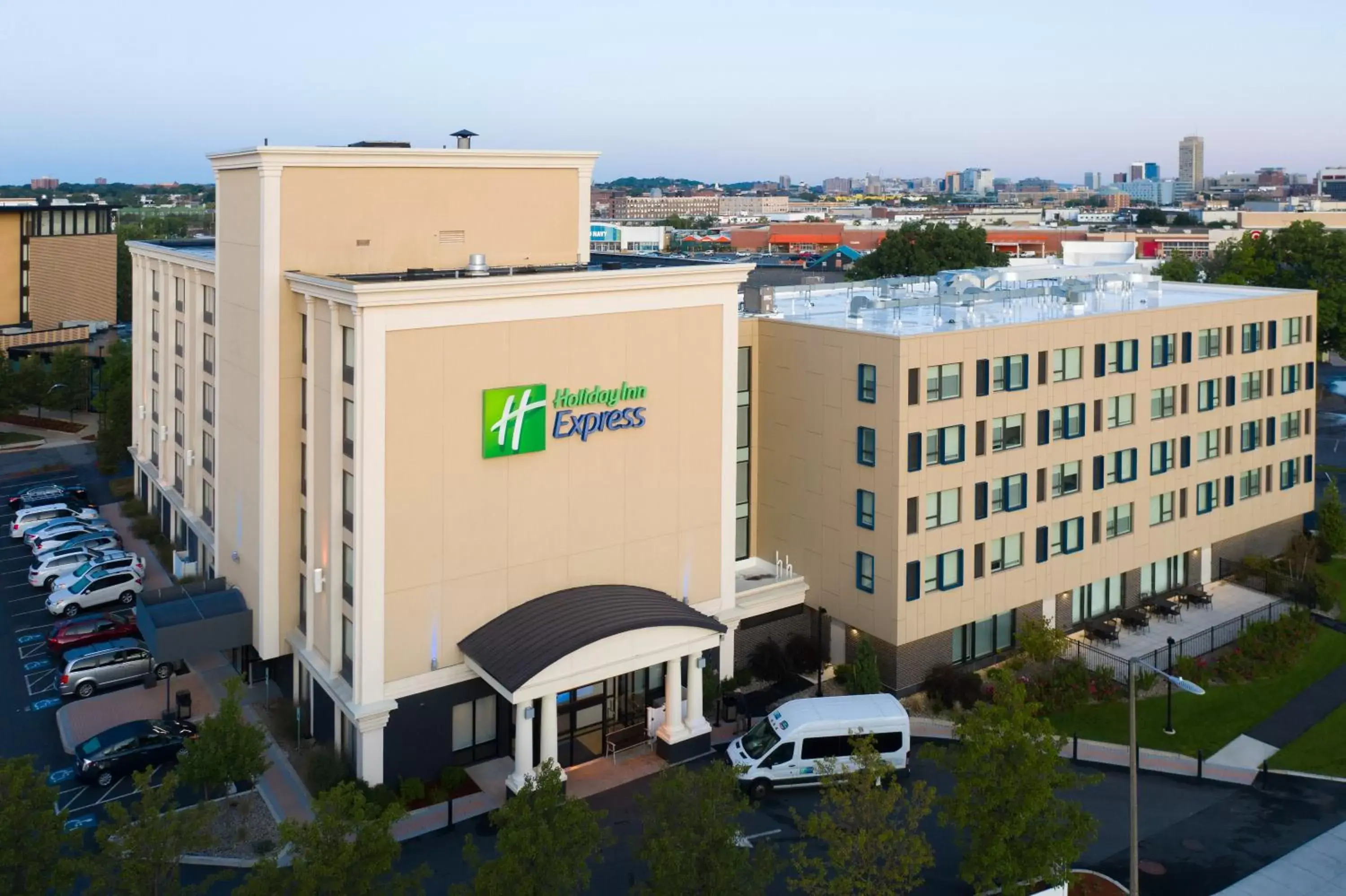 Property building in Holiday Inn Express Boston, an IHG Hotel