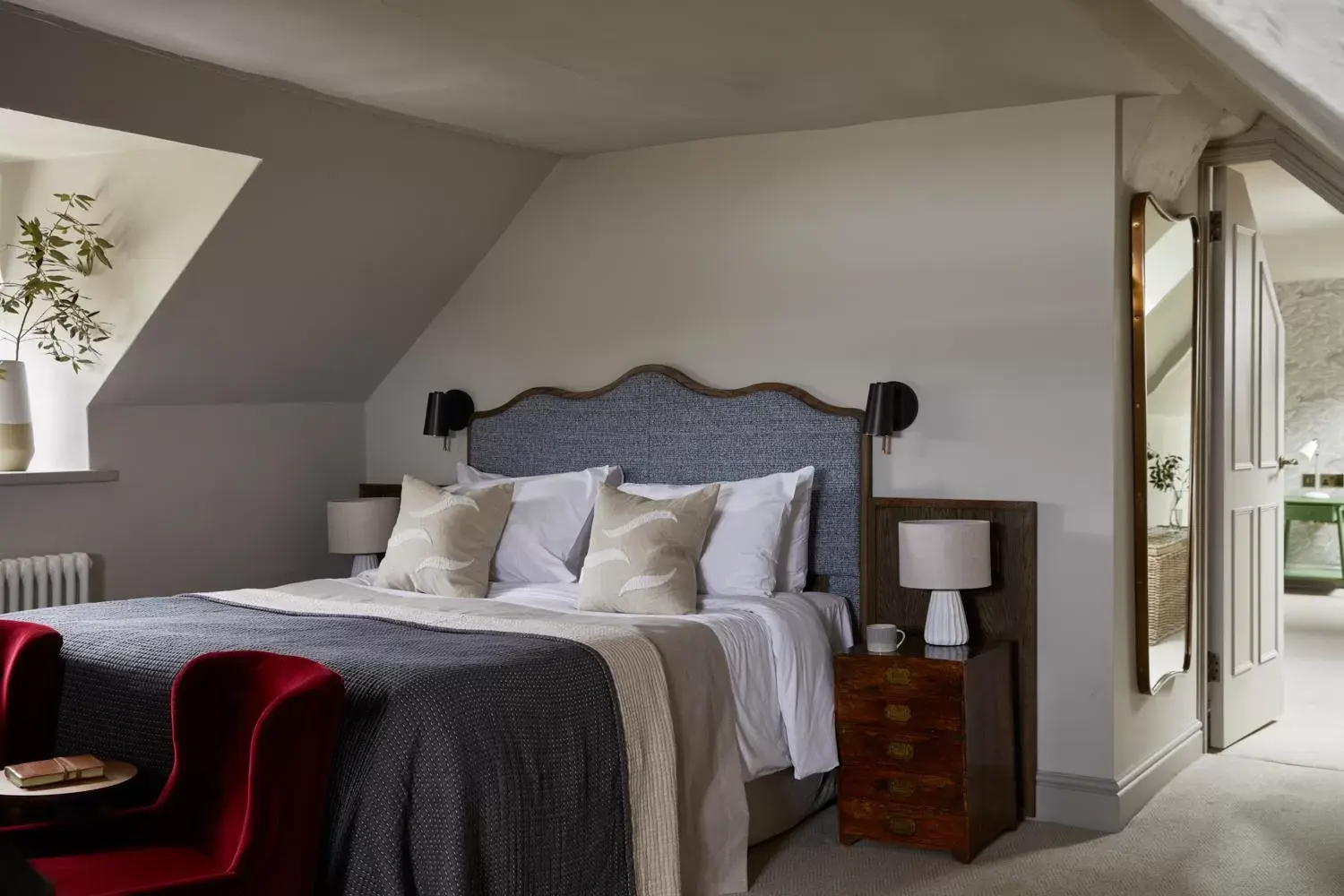 Bed in Moonfleet Manor - A Luxury Family Hotel