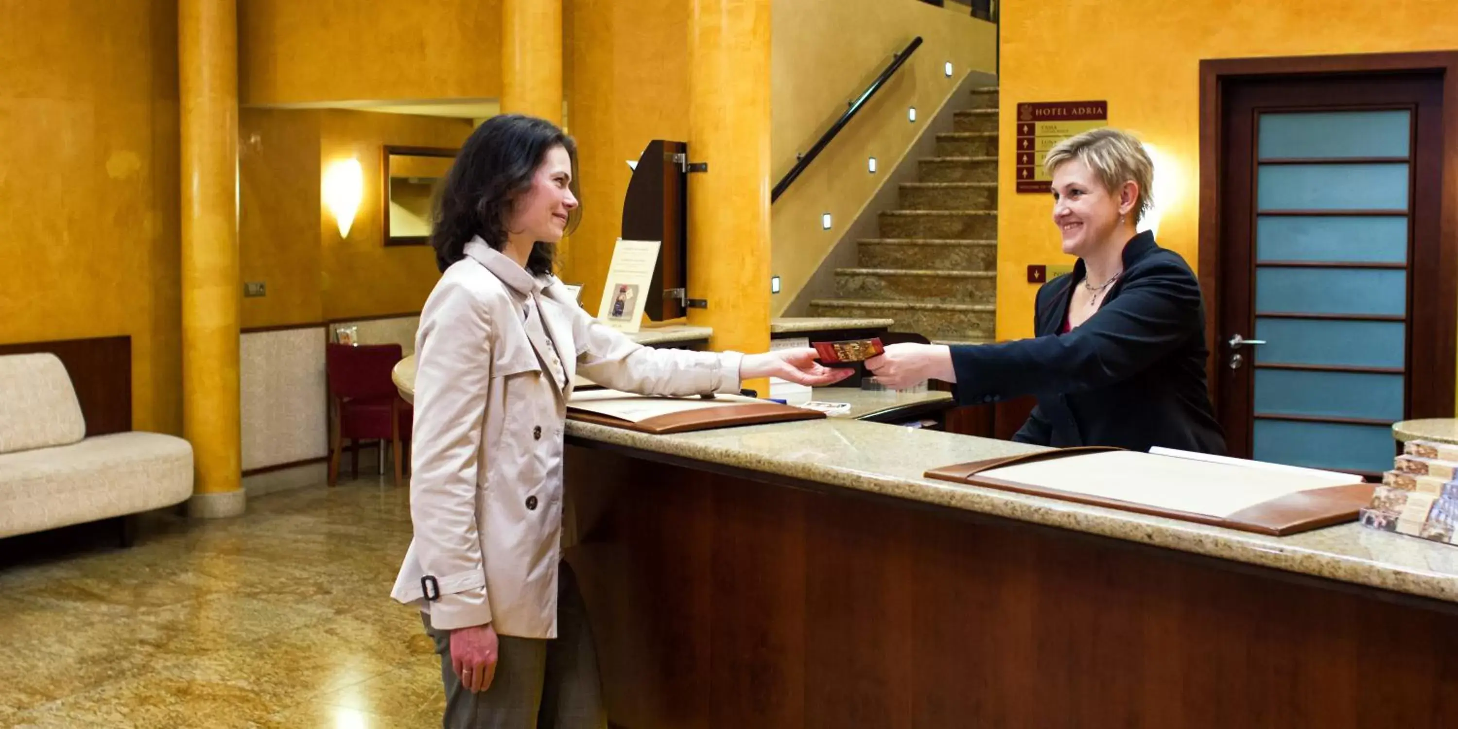 Staff, Lobby/Reception in Adria Hotel Prague