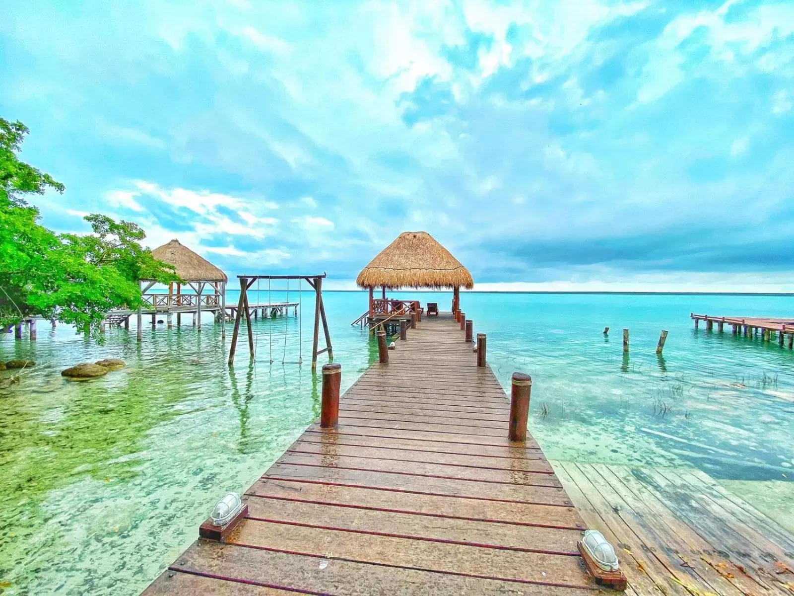 Lake view in Hotel Boutique Las Nubes Bacalar