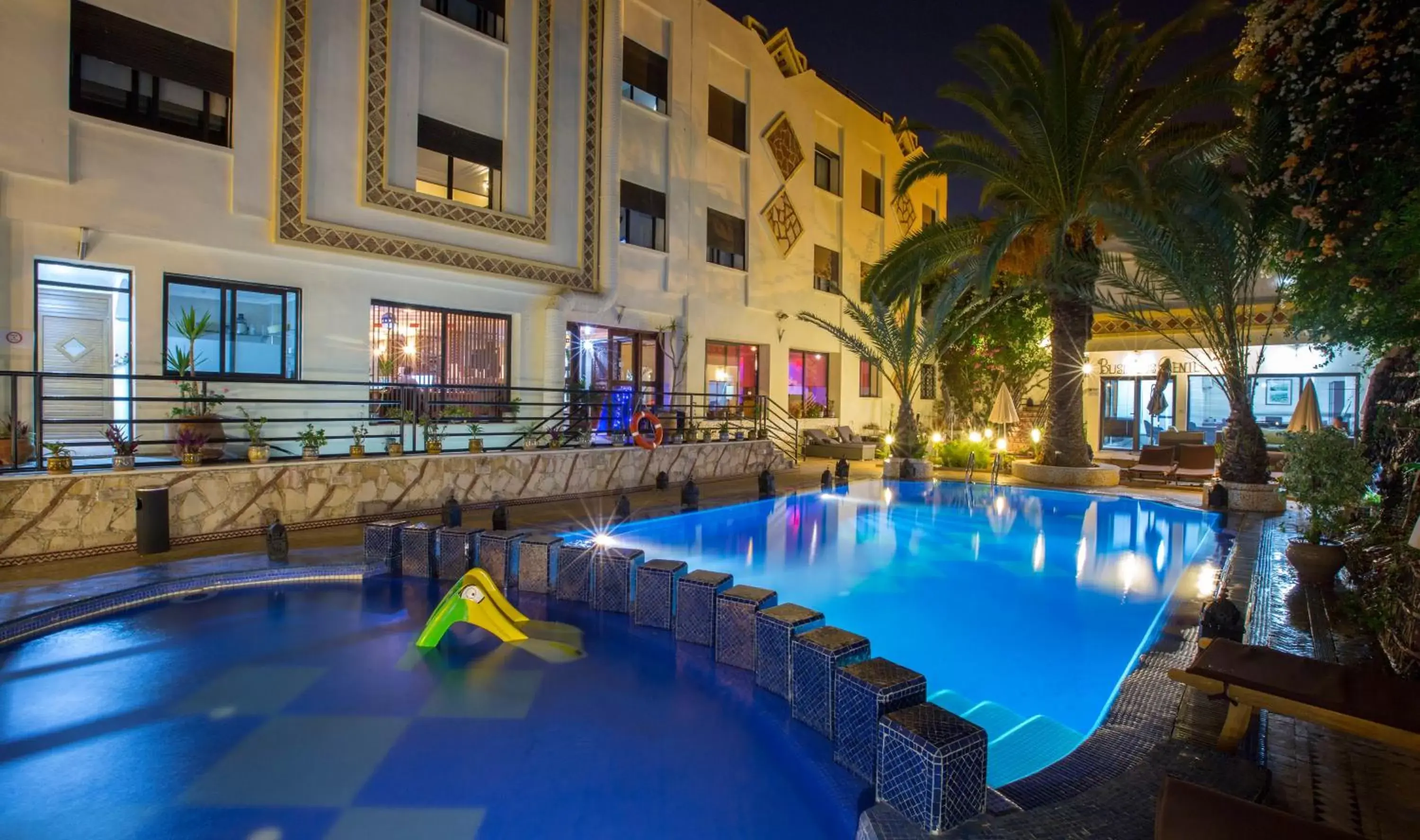 Night, Swimming Pool in Atlantic Hotel Agadir