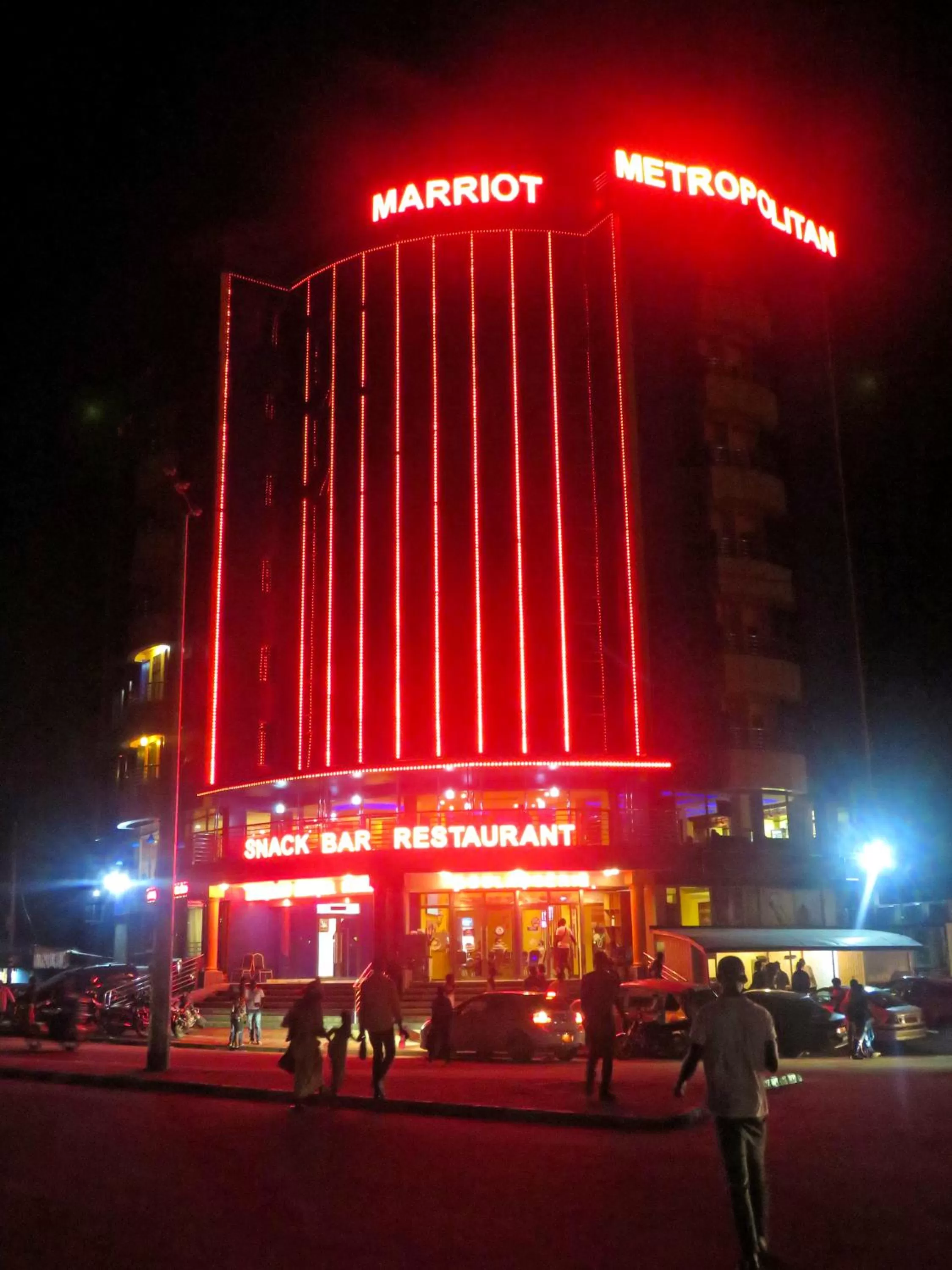 Property building in Marriot Metropolitan Hotel