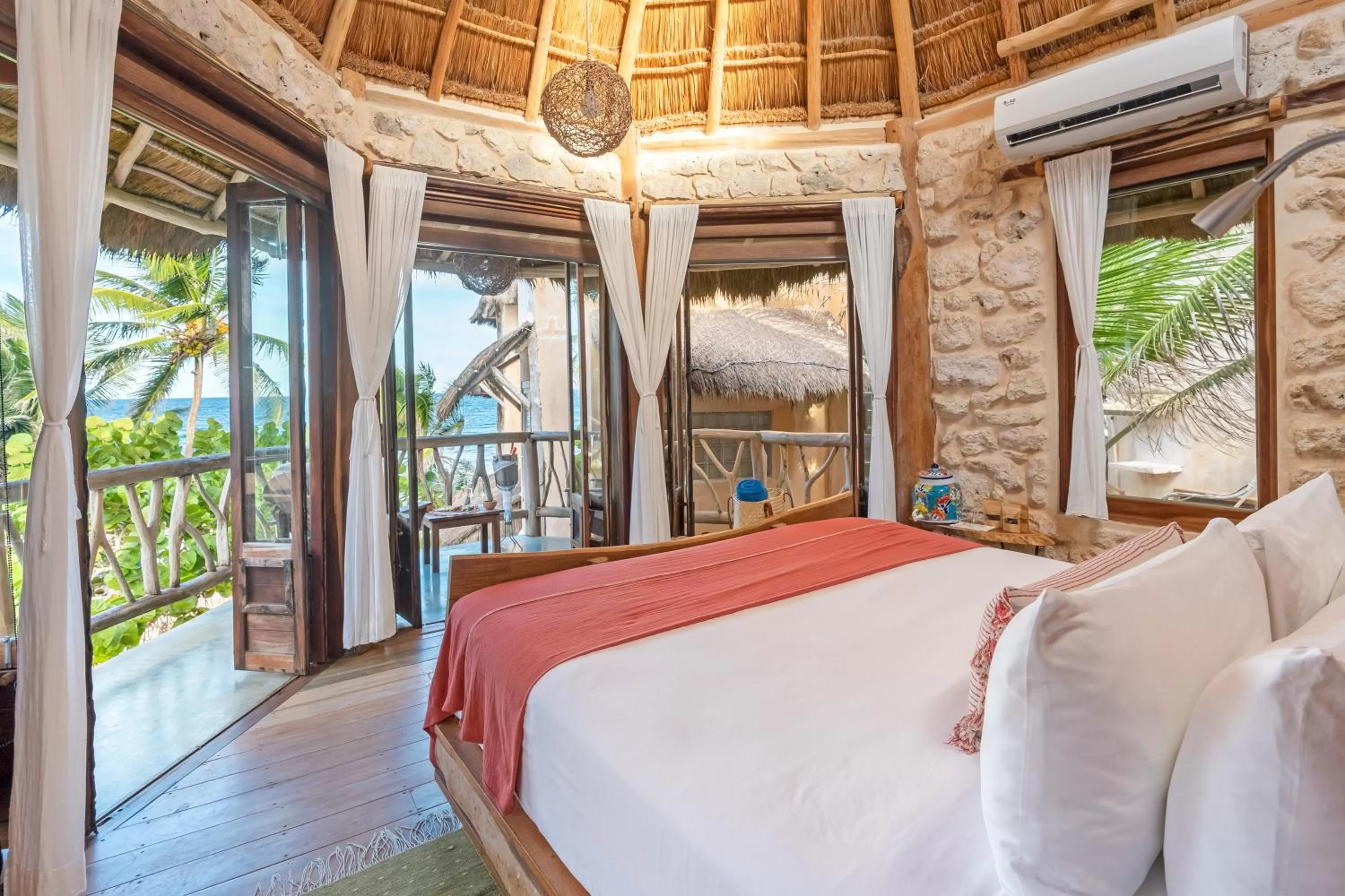 View (from property/room), Bed in Alaya Tulum by Ahau Collection