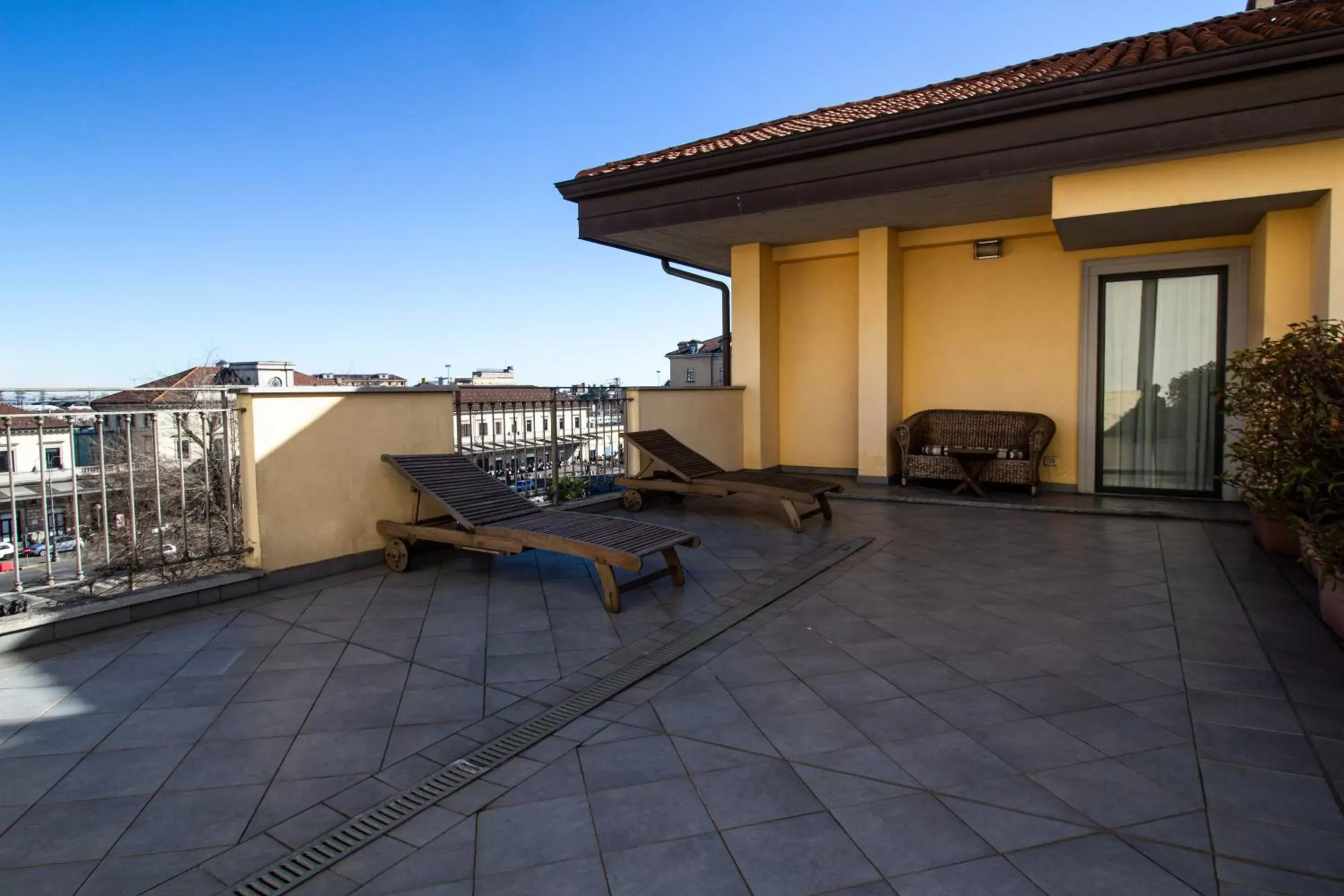 Balcony/Terrace in Hotel Cavour