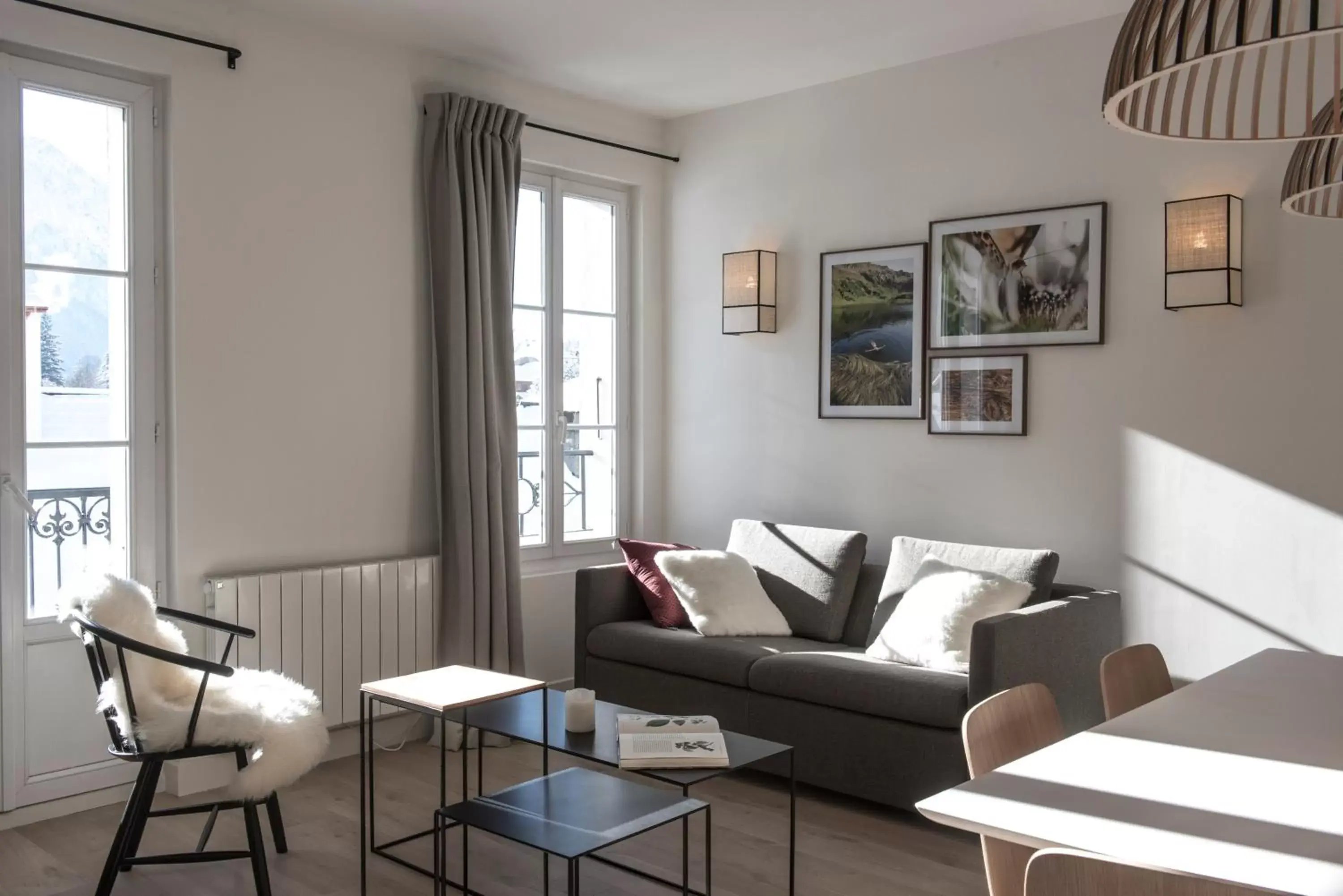 Living room, Seating Area in Le Génépy - Appart'hôtel de Charme