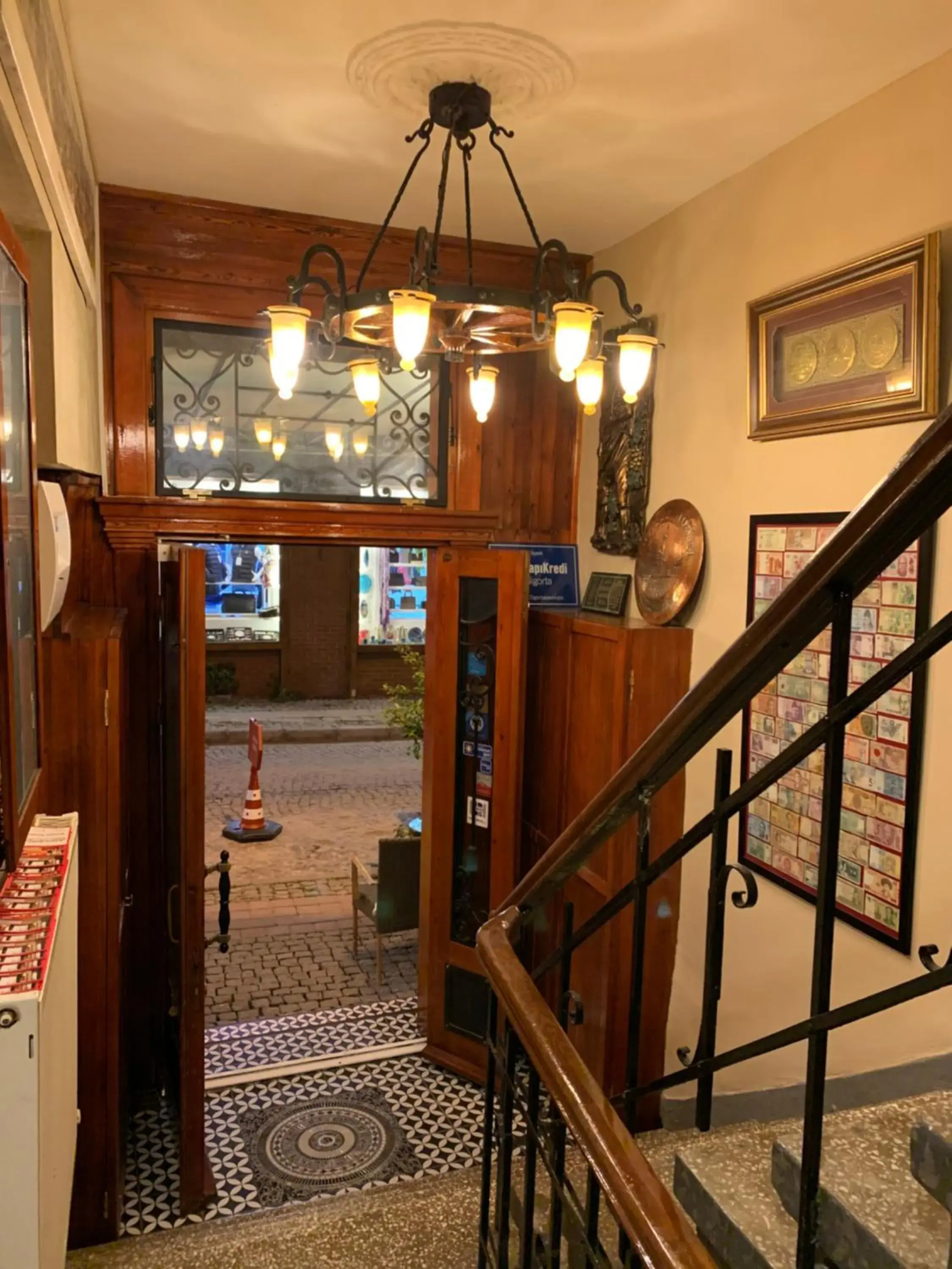 Lobby or reception in Antique Hostel