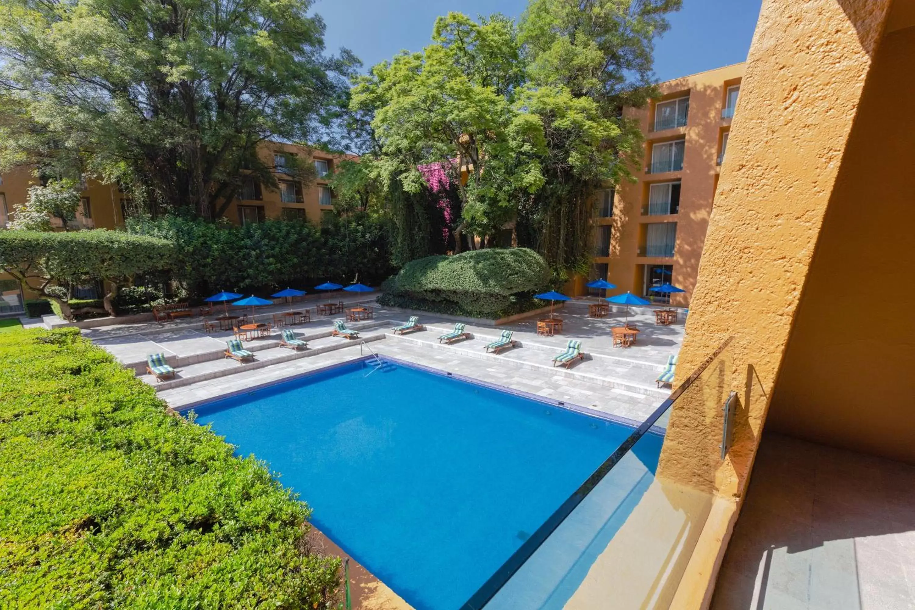Property building, Pool View in Camino Real Polanco Mexico