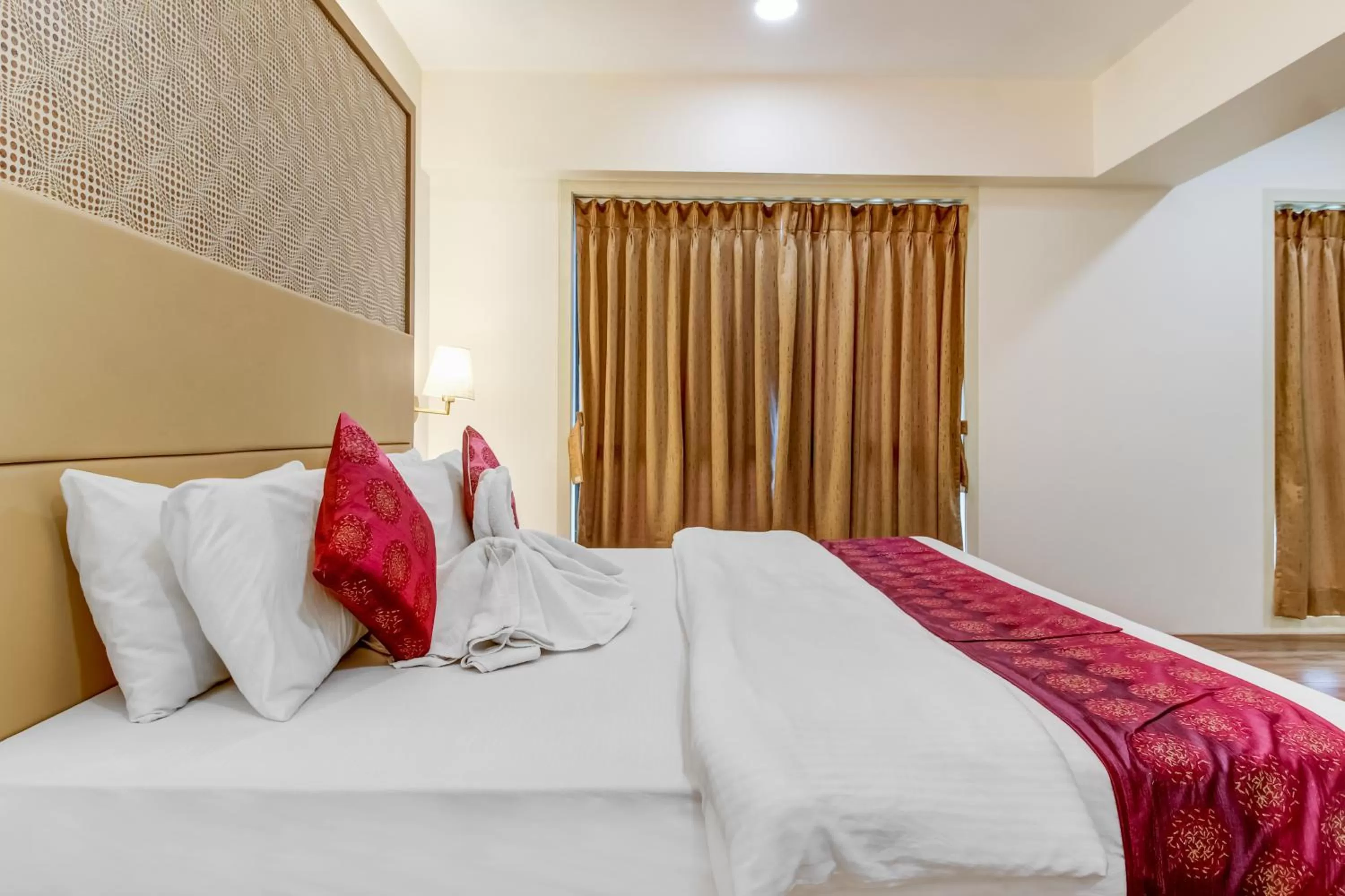 Bed in Grand Mookambika