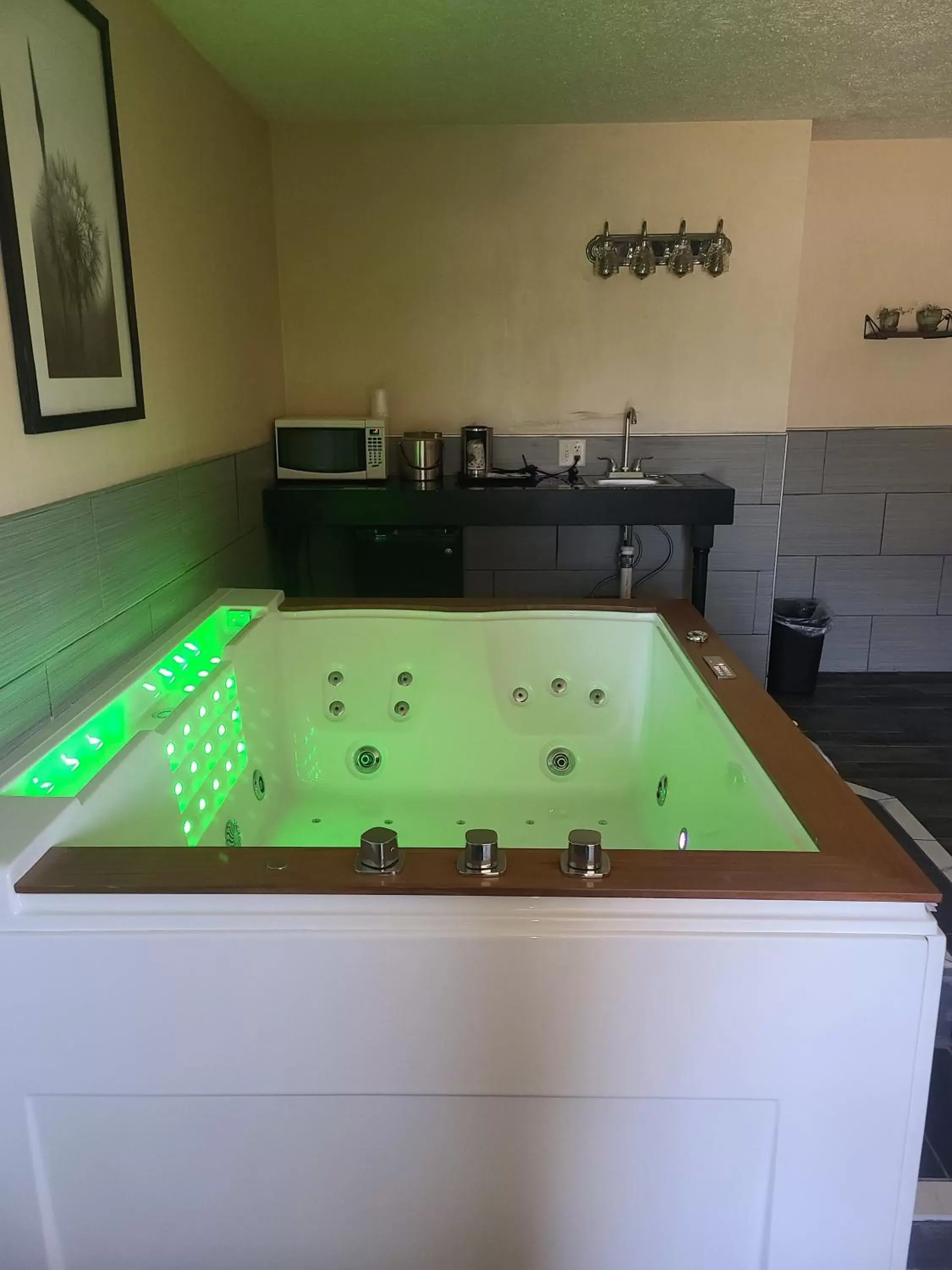 Hot Tub in Route 66 Hotel, Southern View, Illinois Hot Tub in Route 66 Hotel, Southern View, Illinois