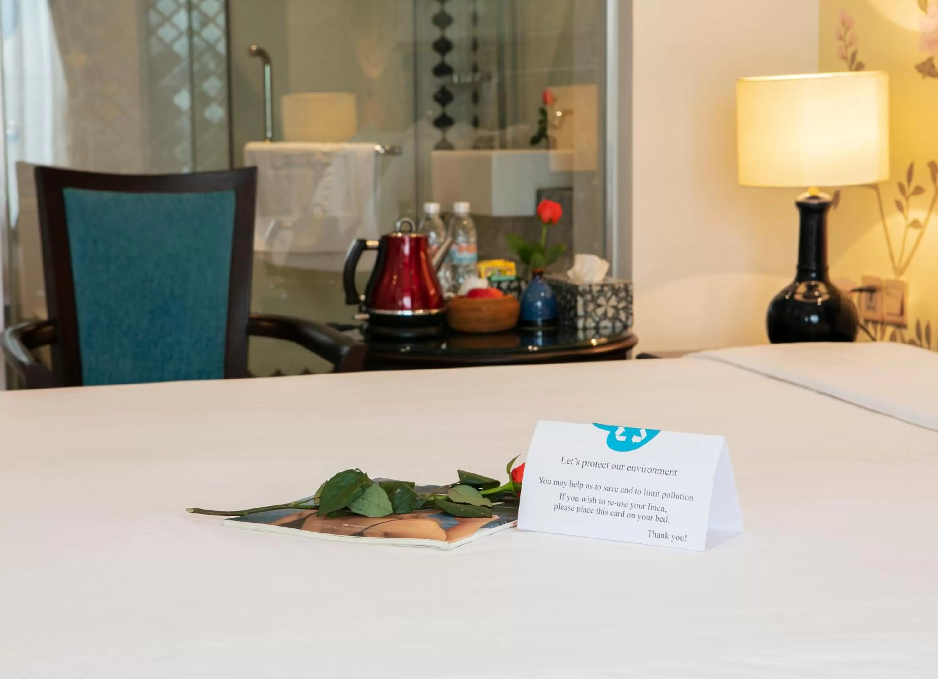 Bed in Golden Legend Boutique Hotel