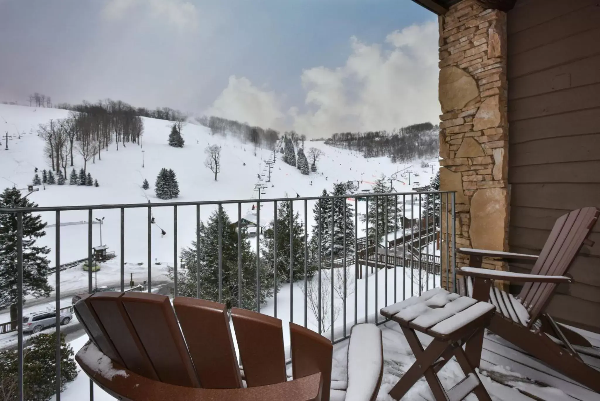 View (from property/room) in Slopeside Hotel by Seven Springs Resort