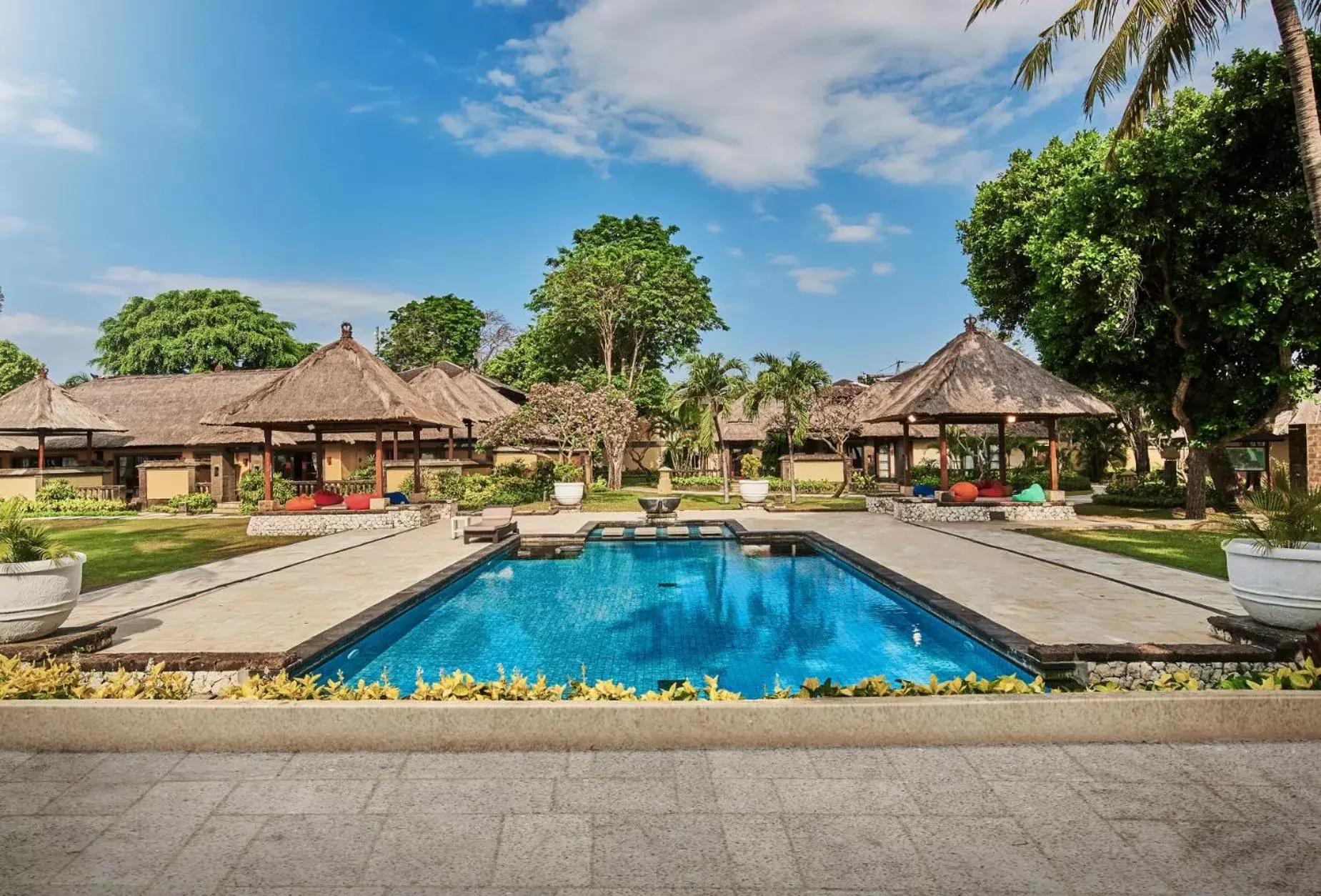 Garden view, Swimming Pool in The Patra Bali Resort & Villas - CHSE Certified