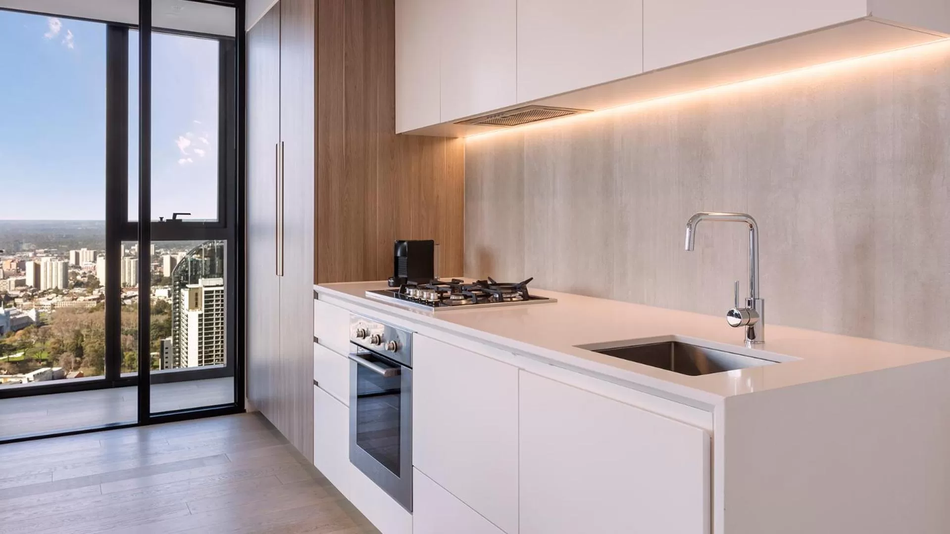 Kitchen or kitchenette in Avani Melbourne Central Residences