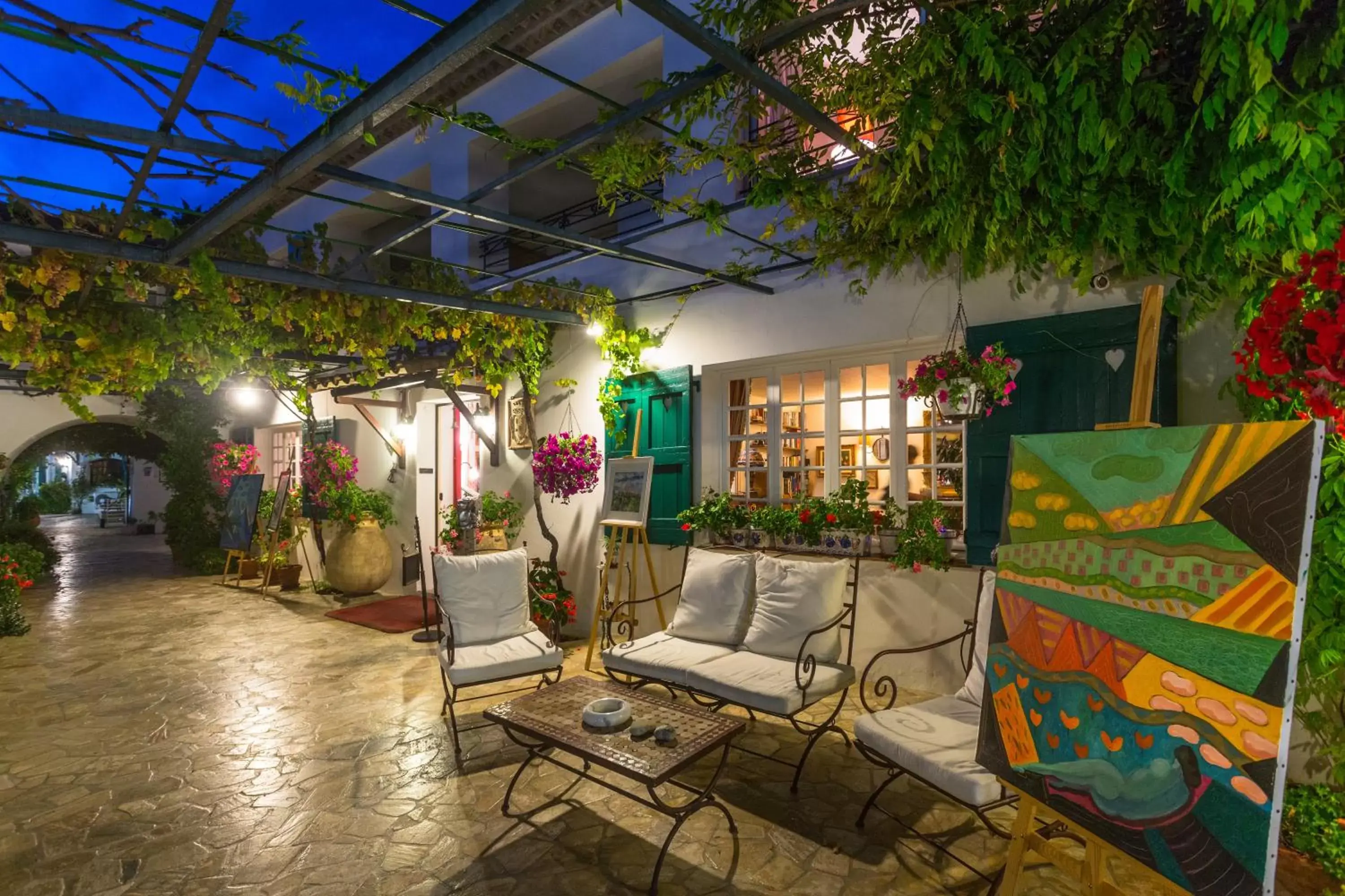 Patio in Le Hameau