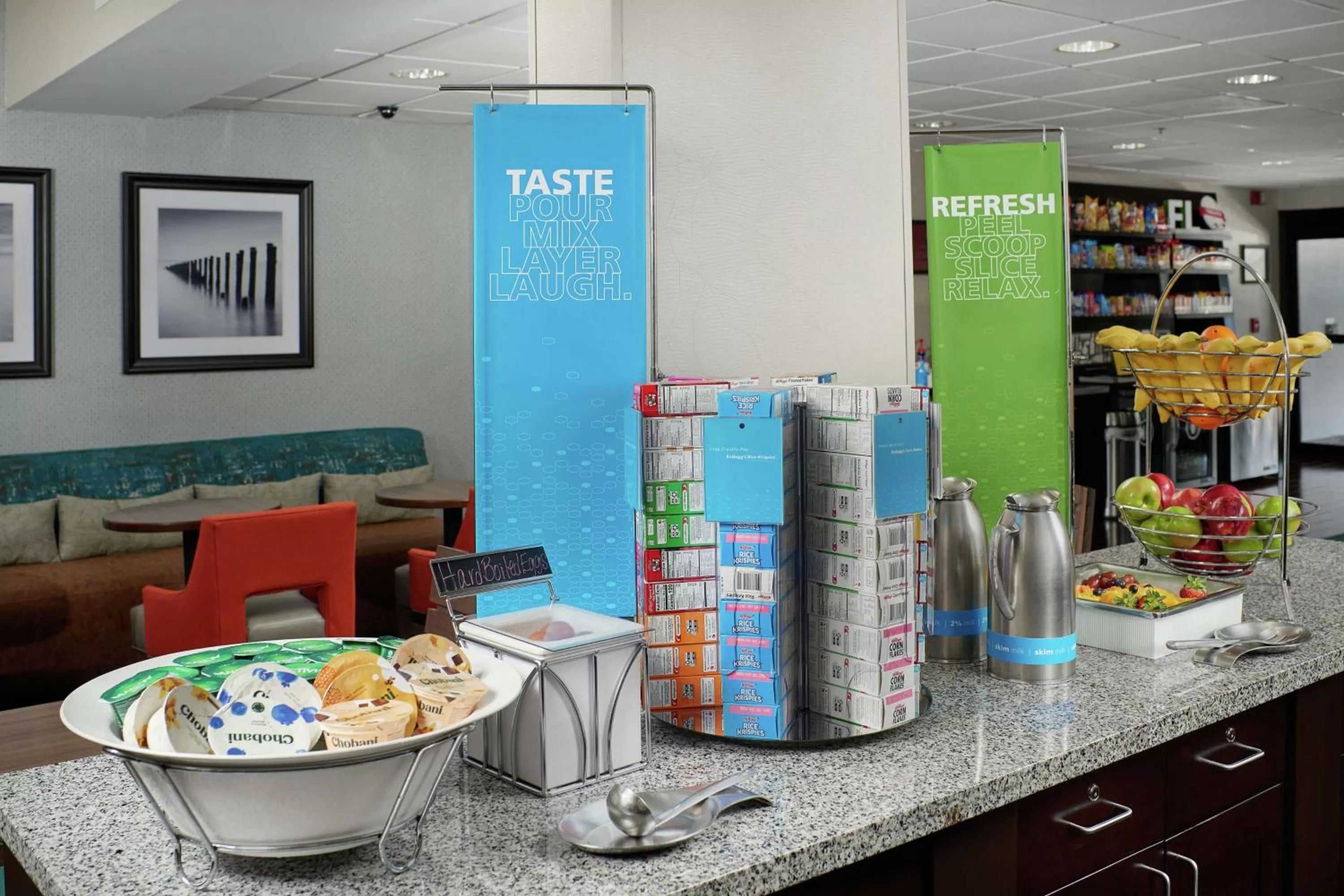 Breakfast in Hampton Inn Juno Beach