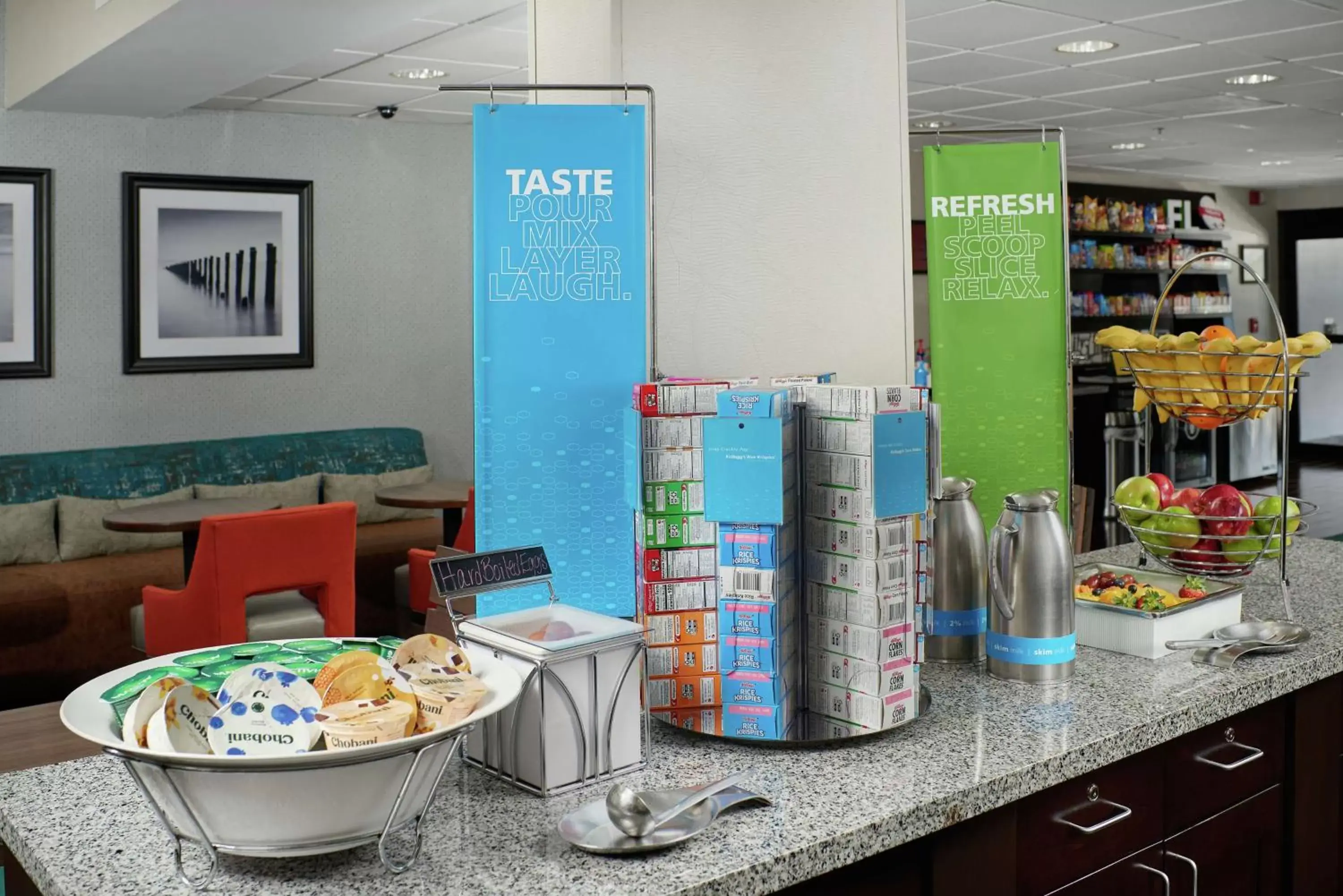 Breakfast in Hampton Inn Juno Beach Breakfast in Hampton Inn Juno Beach