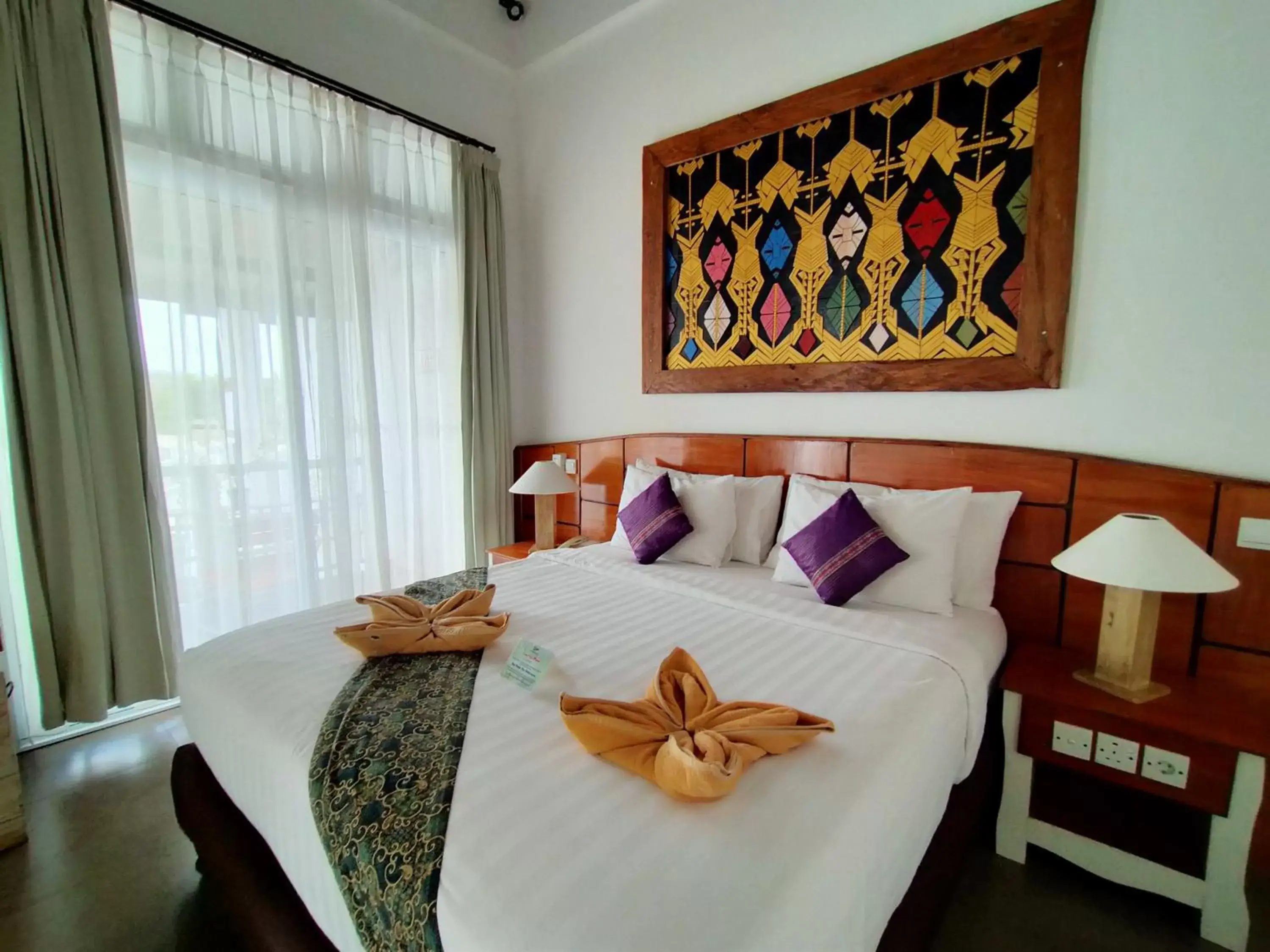 Bed in The Trawangan Resort