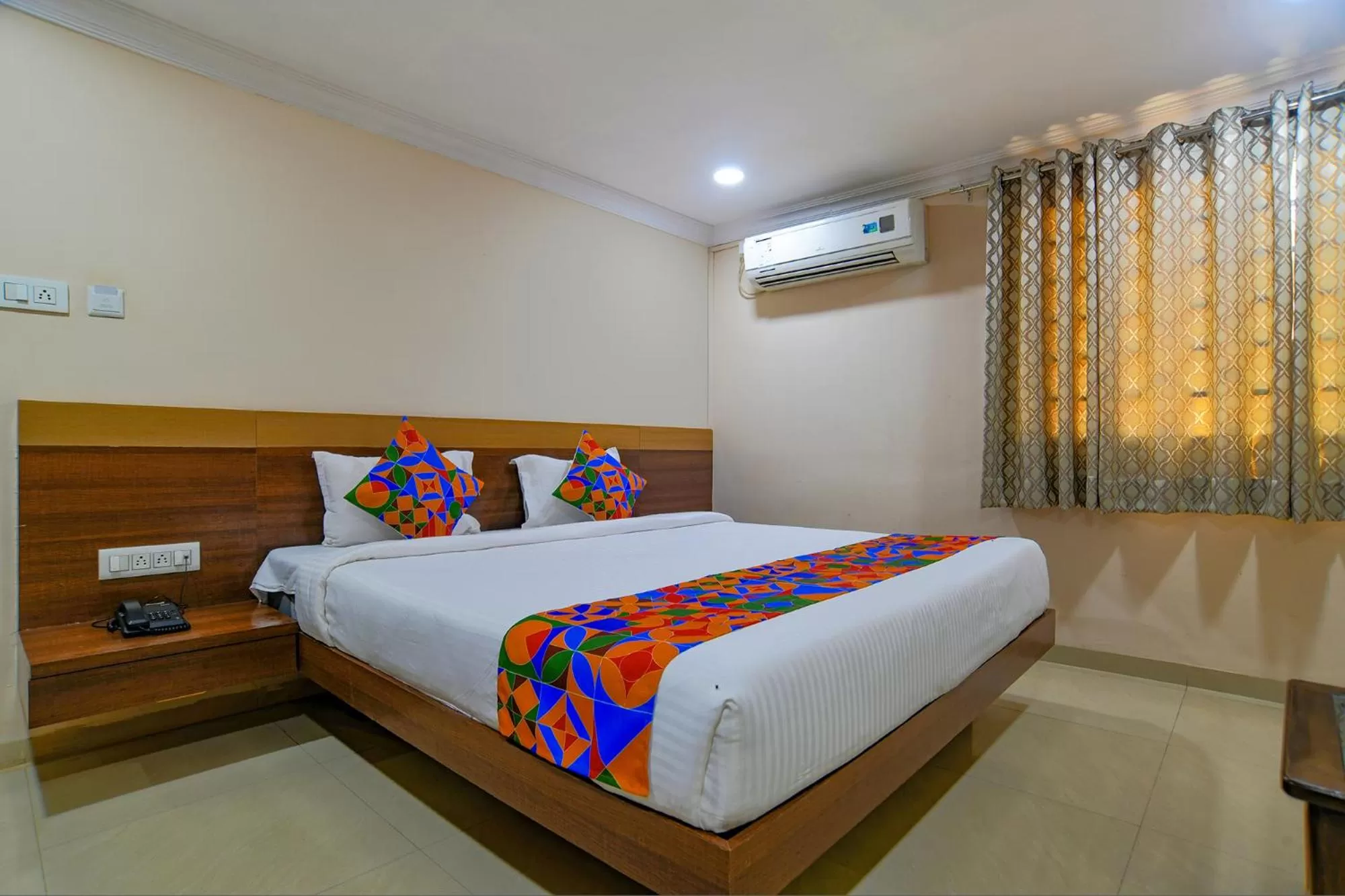 Bed in FabHotel Pishori