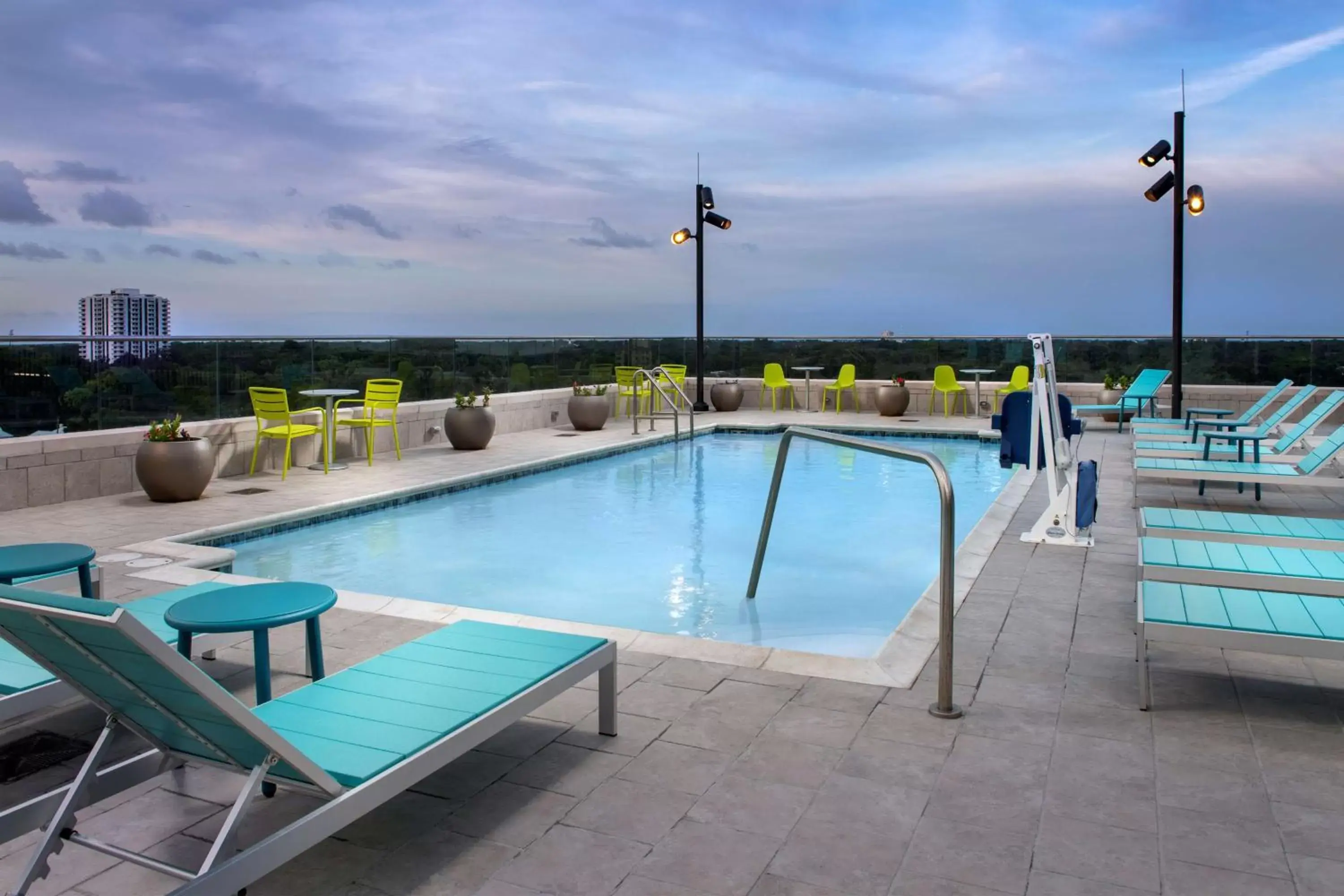 Pool view, Swimming Pool in Home2 Suites by Hilton Orlando Downtown, FL