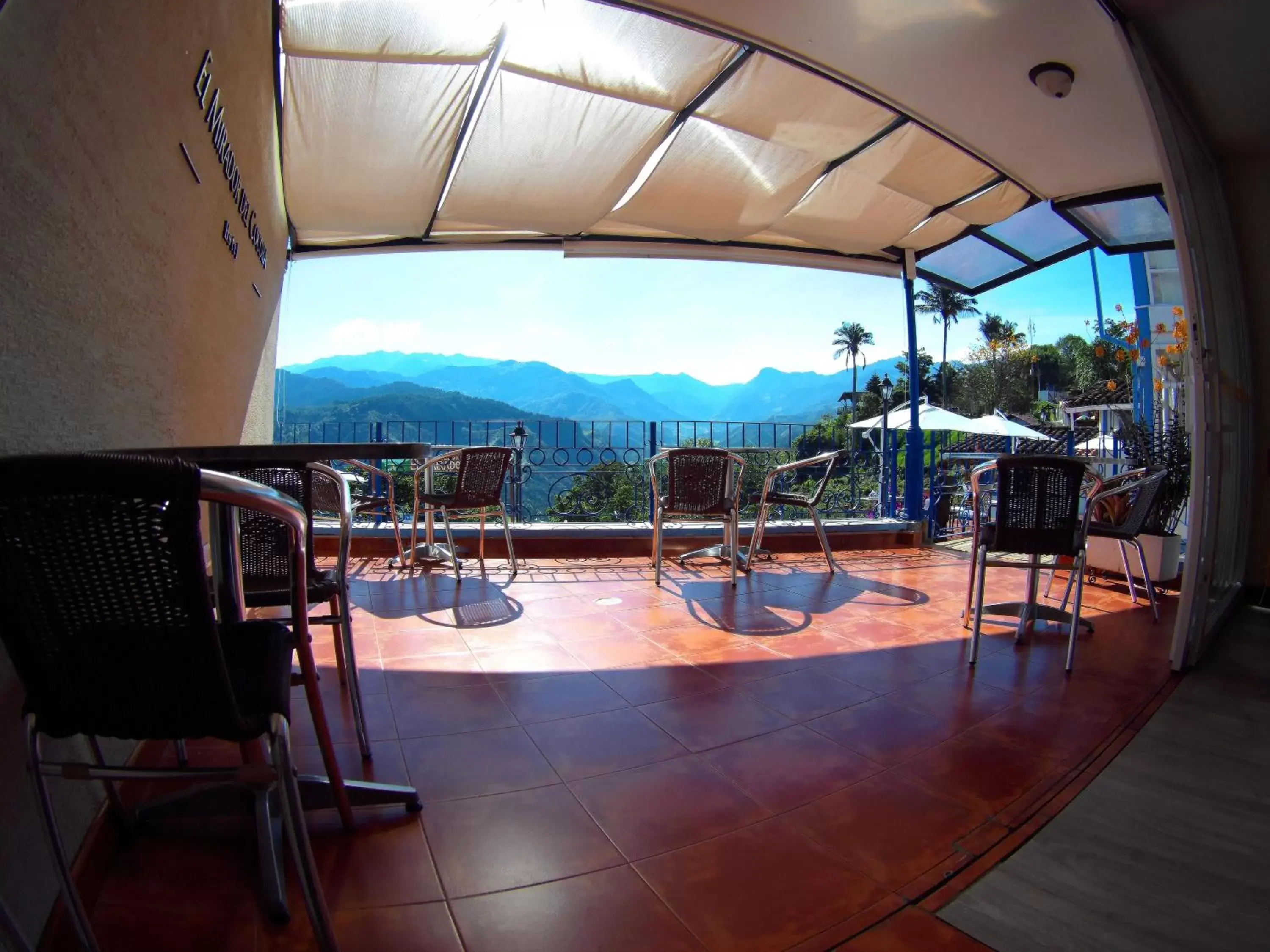 Balcony/Terrace in Hotel El Mirador del Cocora