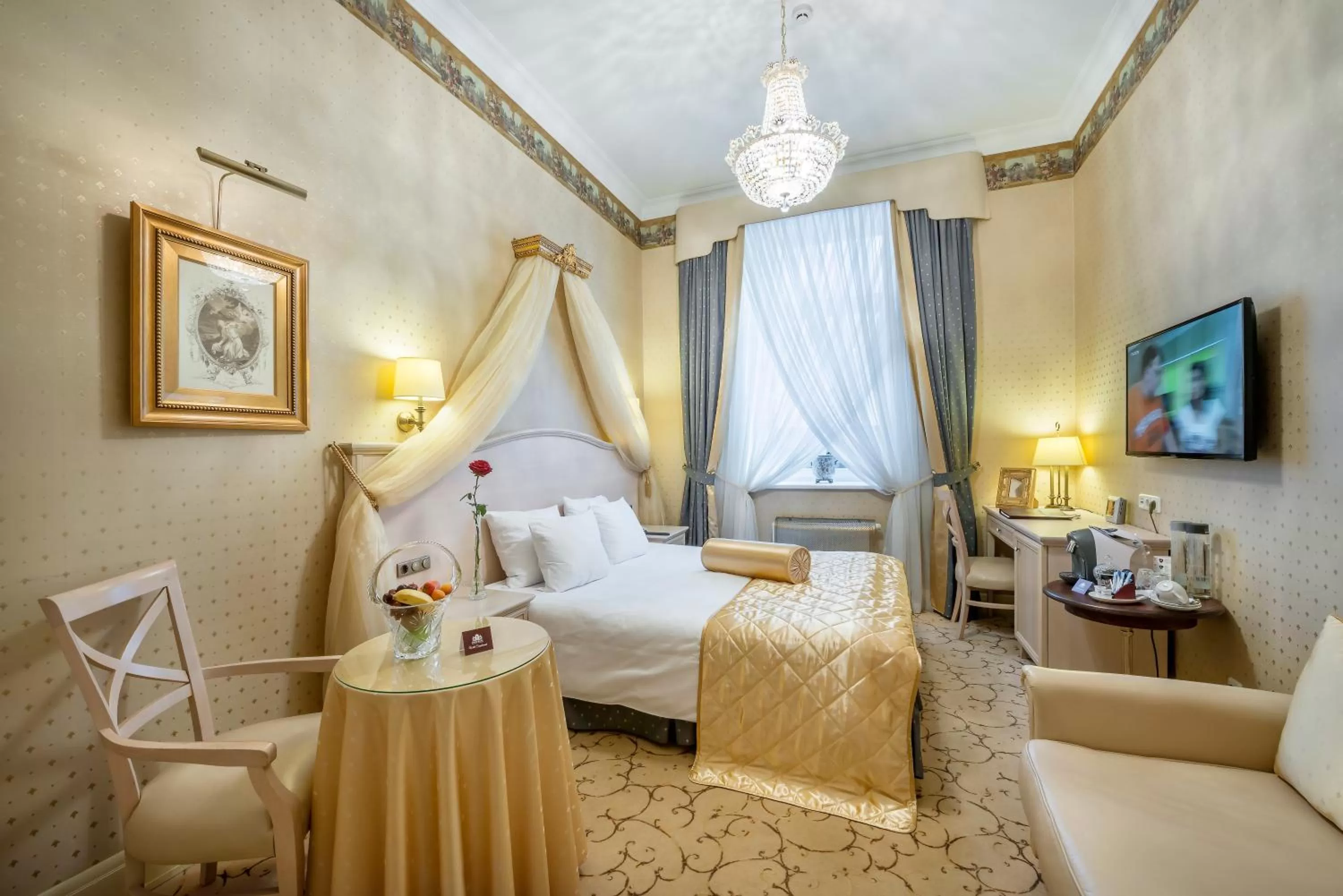 Photo of the whole room, Bed in Imperial Hotel & Restaurant