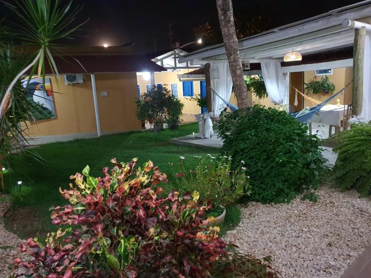 Garden view in Pousada Dois Rios