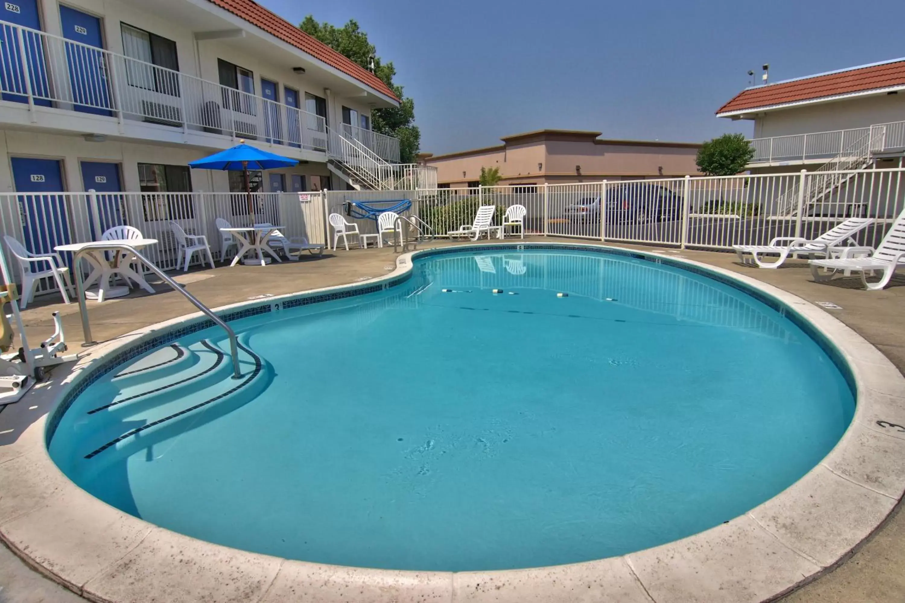 Swimming Pool in Motel 6-West Sacramento, CA