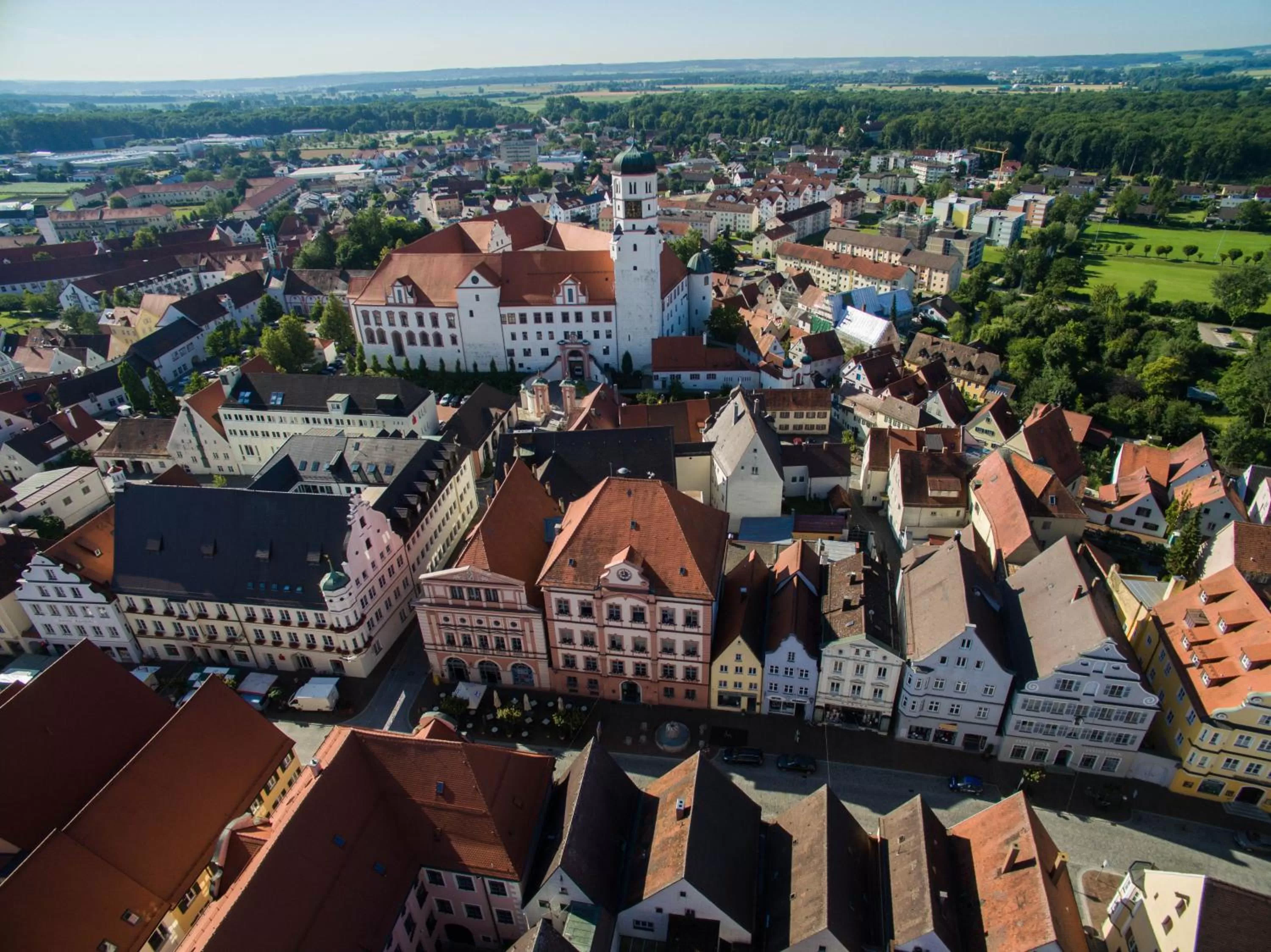 Bird's eye view in SleepySleepy Hotel Dillingen