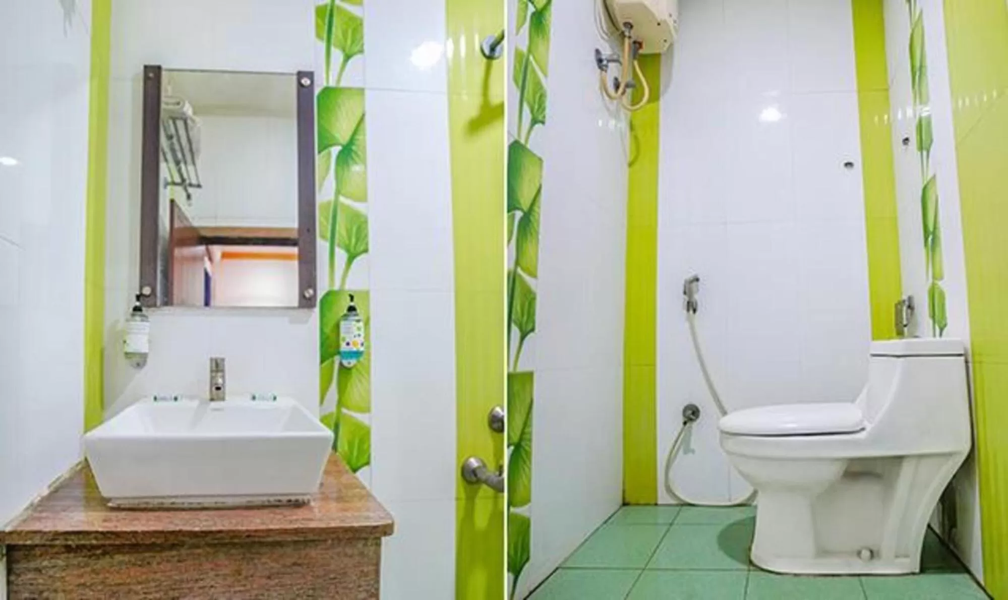 Bathroom in Fab Express Lloyd's Inn - Near Kodambakkam Railway Station