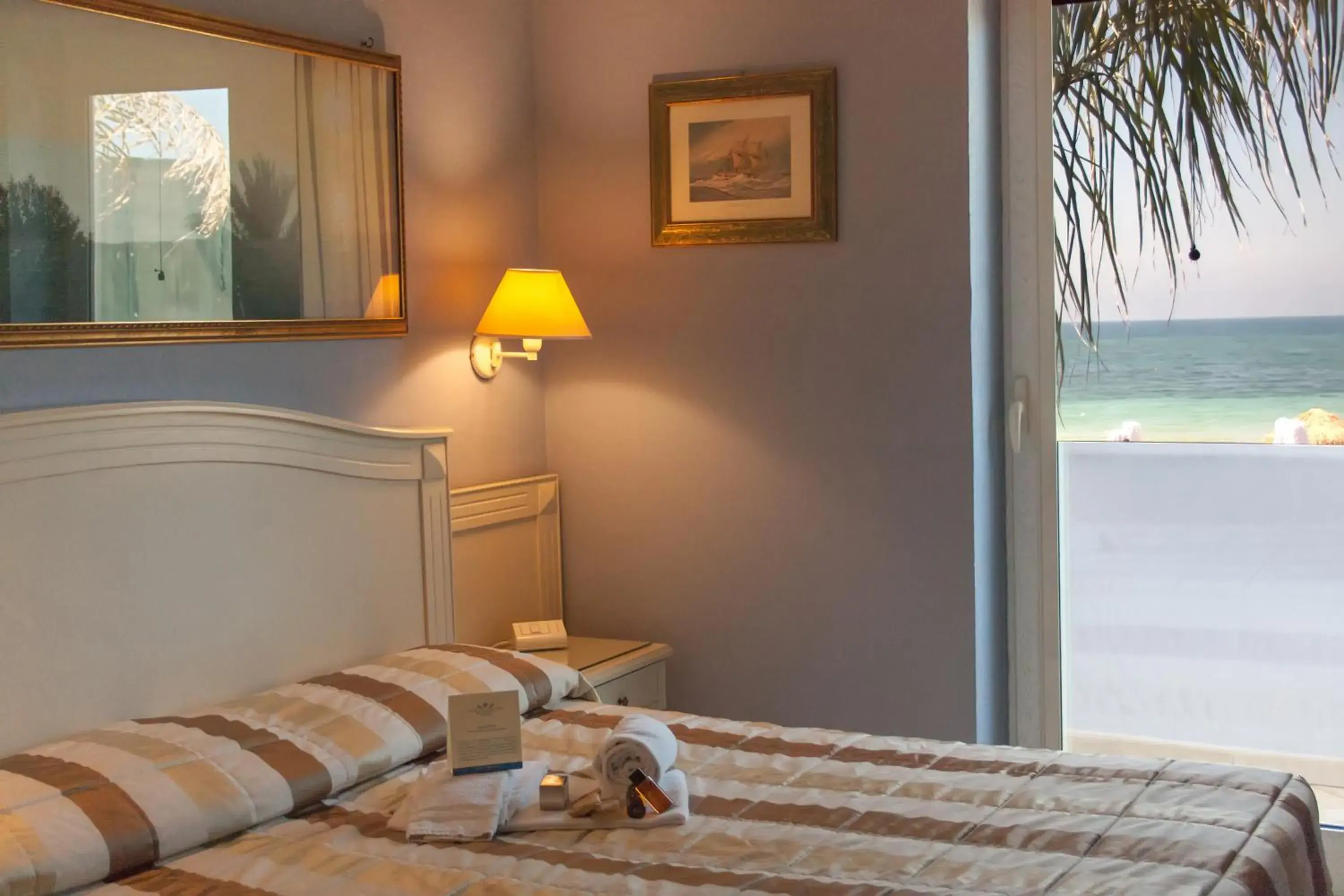 Bedroom, Bed in Conchiglia Azzurra Hotel & Beach